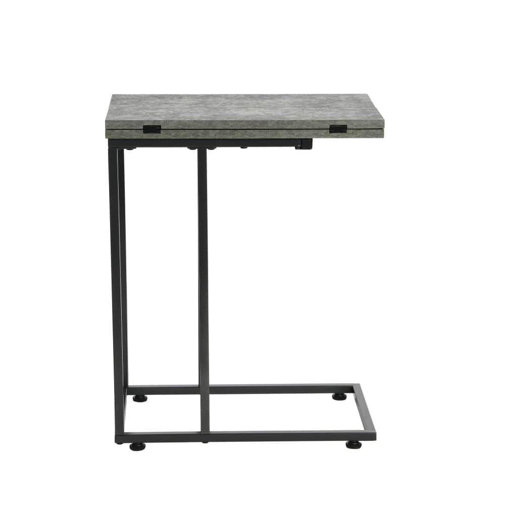 Household Essentials Jamestown Extendable C-Shaped End Table