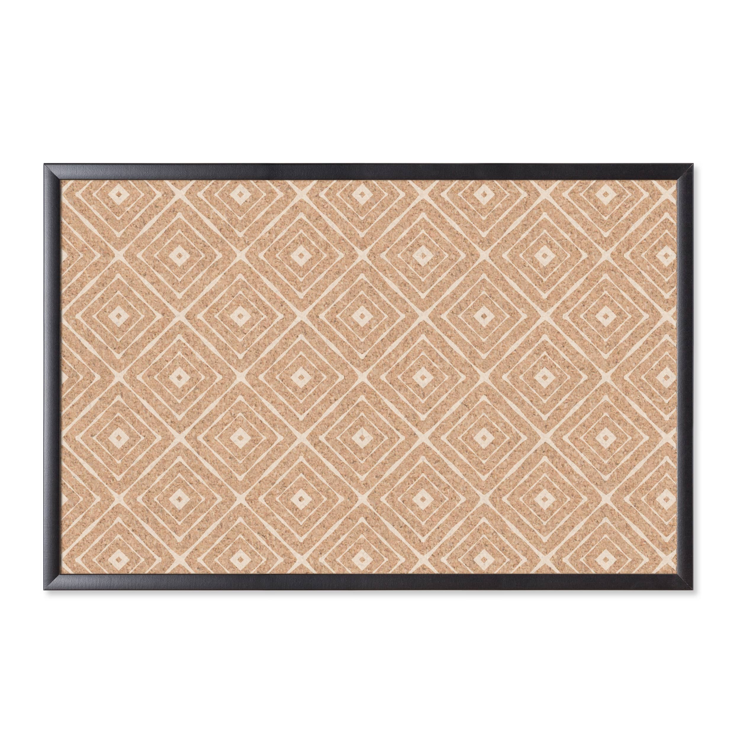 U Brands&#x2122; 36&#x27;&#x27; x 24&#x27;&#x27; Framed Fashion Cork Cork Bulletin Board