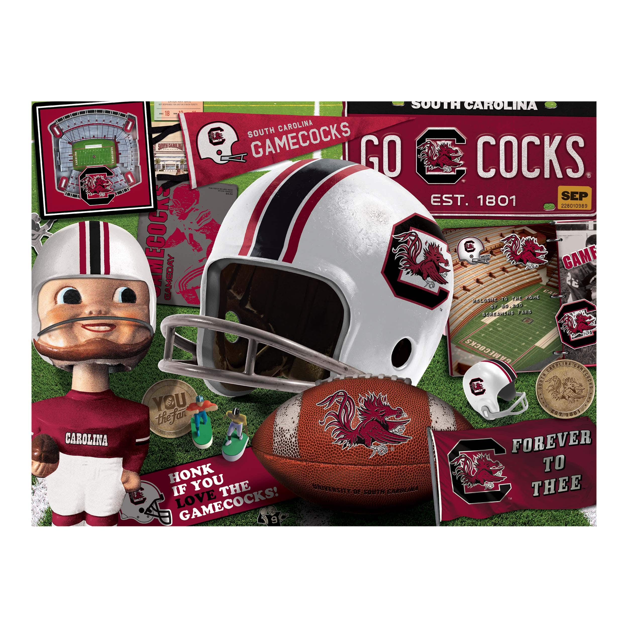 College Team Retro Series 500 Piece Puzzle
