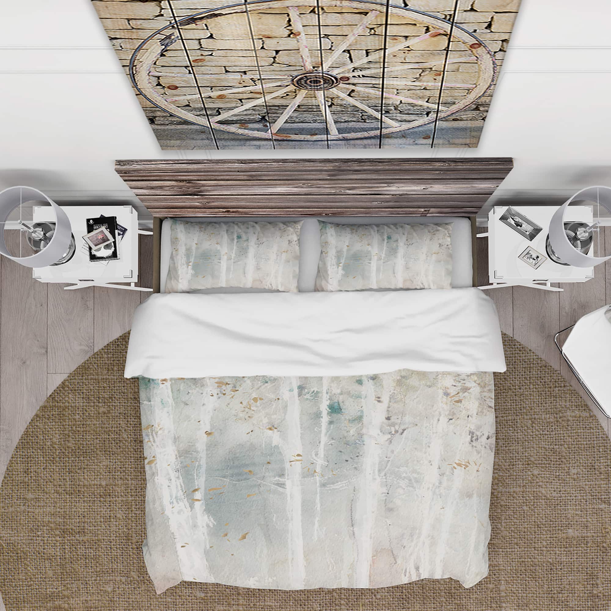 Designart &#x27;Carbon Loft Gigliotti Farmhouse Bedding Set