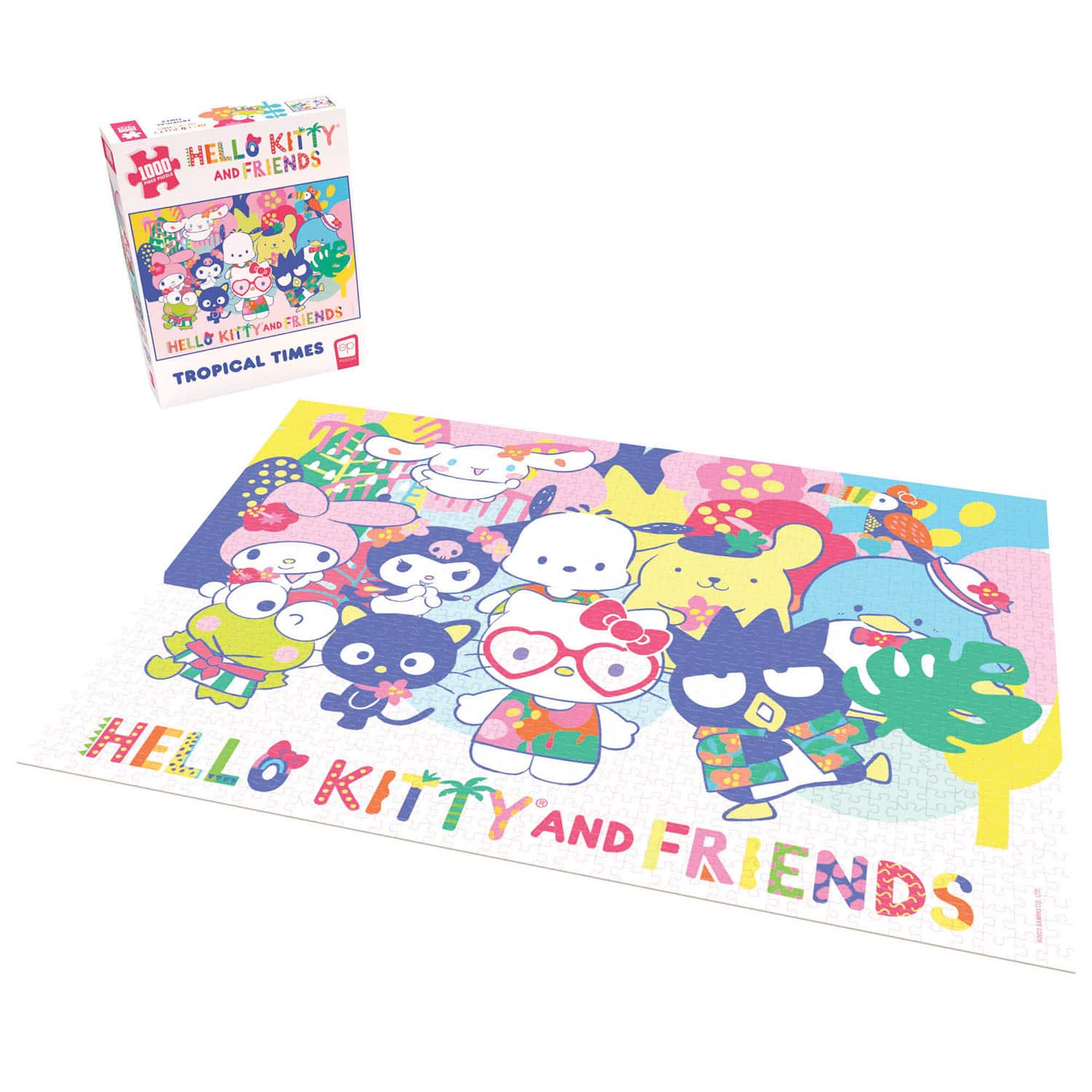 USAopoly&#x2122; Hello Kitty &#x26; Friends Tropical Times 1,000 Piece Puzzle