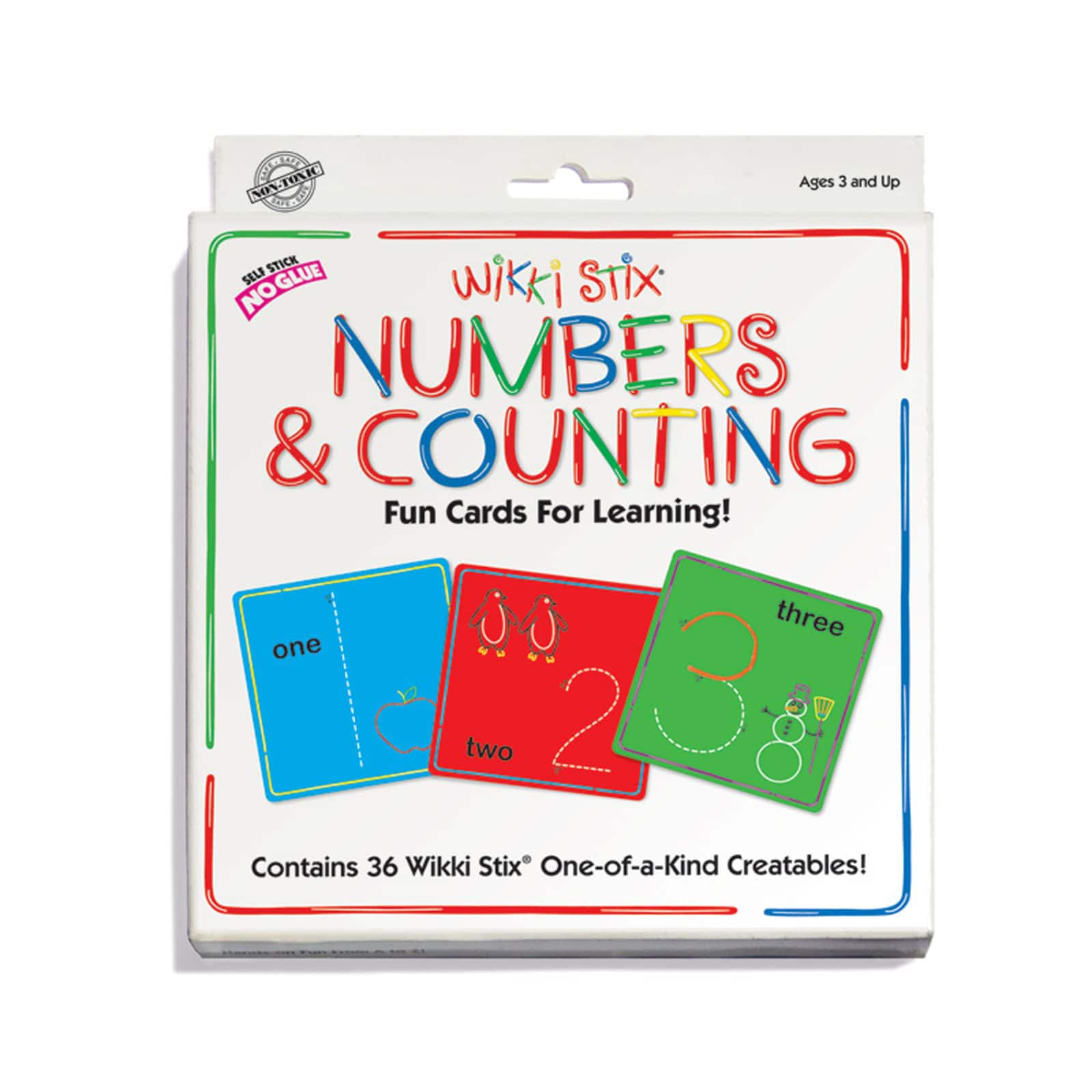 Wikki Stix&#xAE; Numbers &#x26; Counting Cards Set, 2ct.
