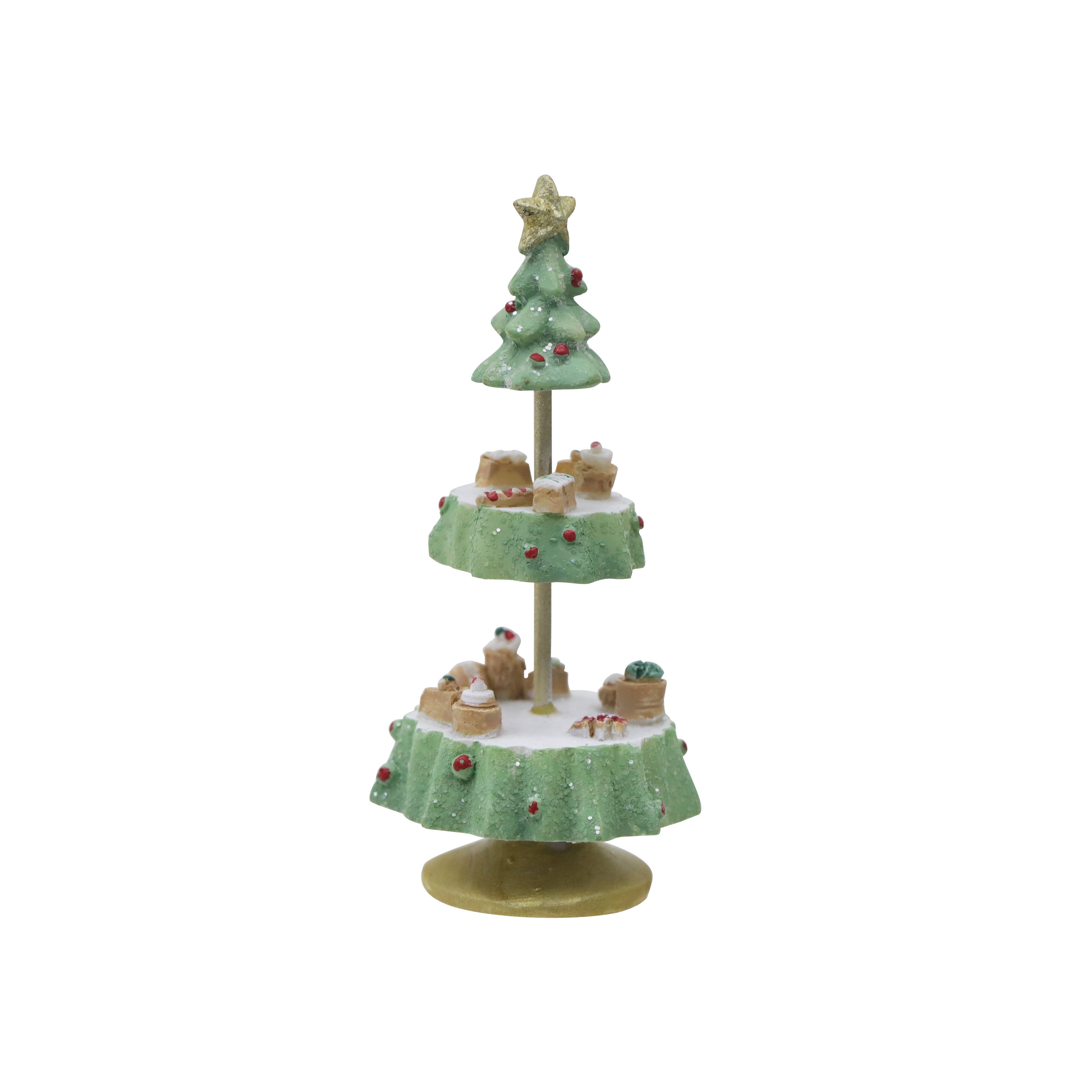 Sapin miniature vert &#xE0; trois niveaux d&#x2019;Ashland