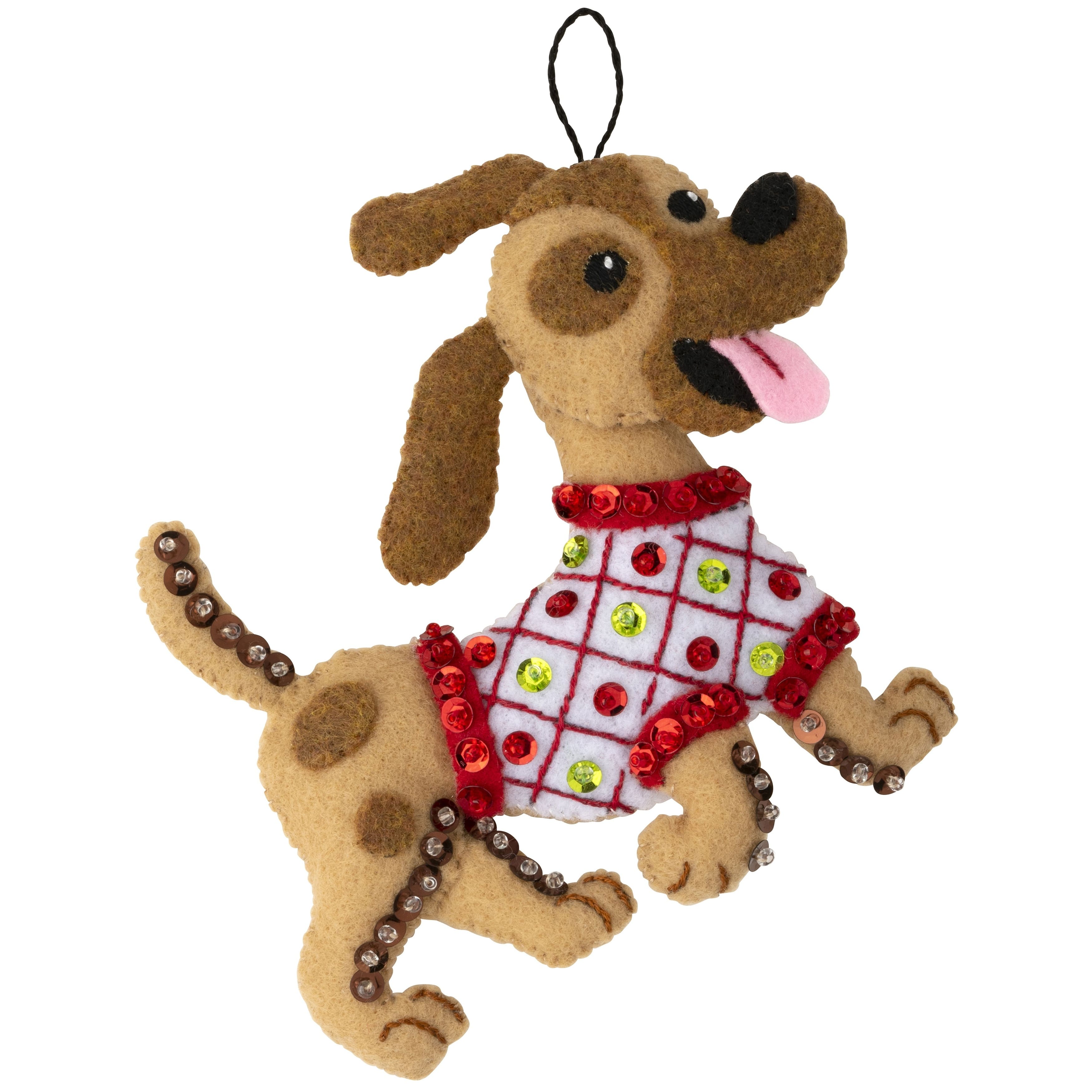 Bucilla&#xAE; Dogs in Ugly Sweaters Felt Ornaments Applique Kit