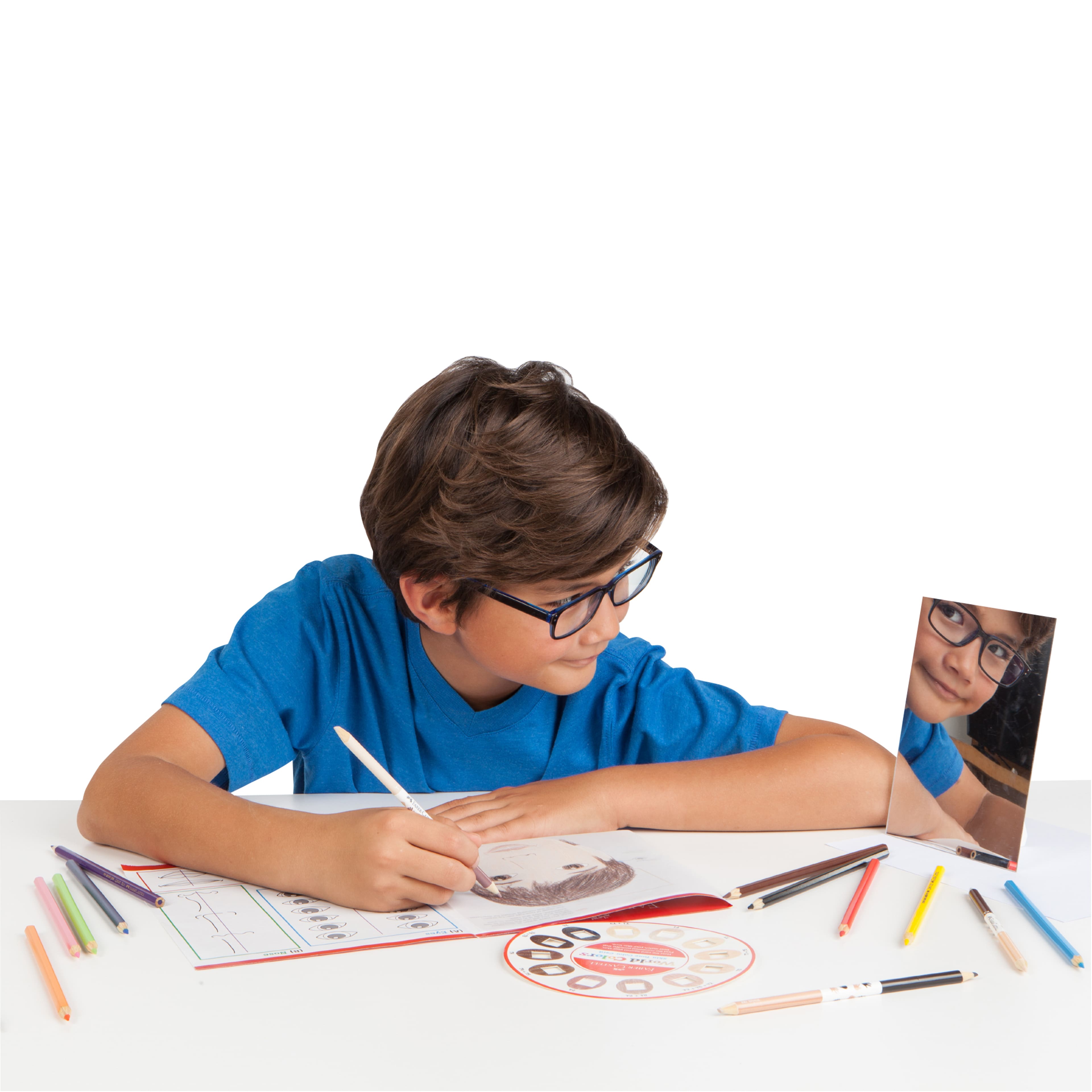 Faber-Castell&#xAE; World Colors How to Draw Faces Set