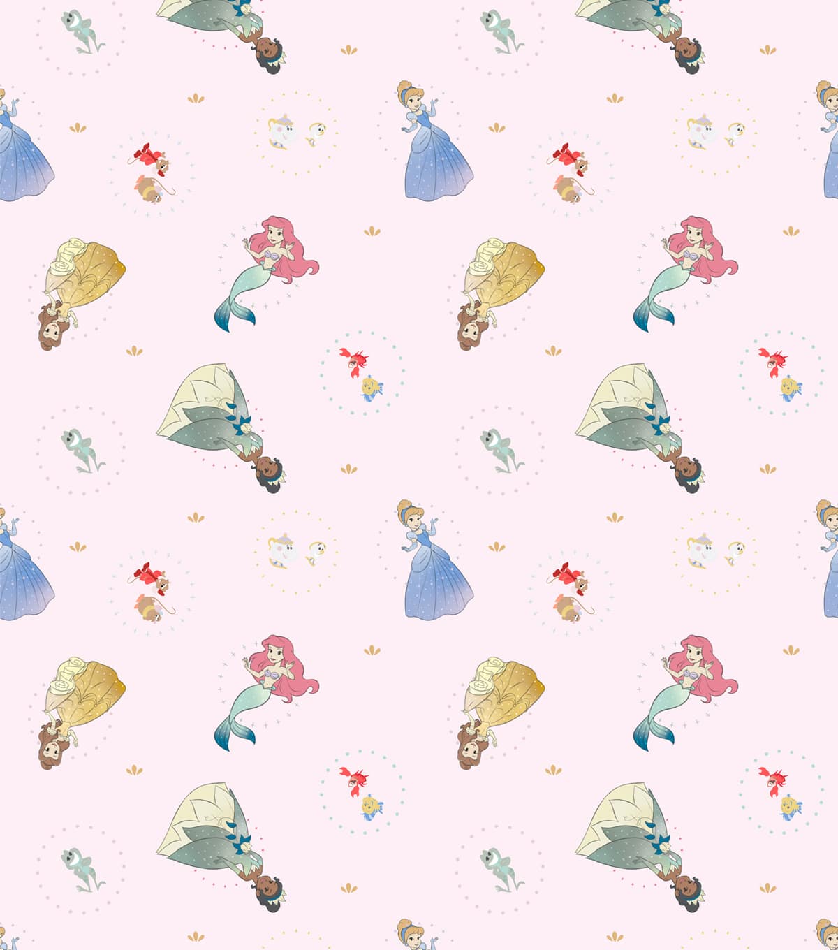 Disney® Princesses & Animal Friends Cotton Fabric