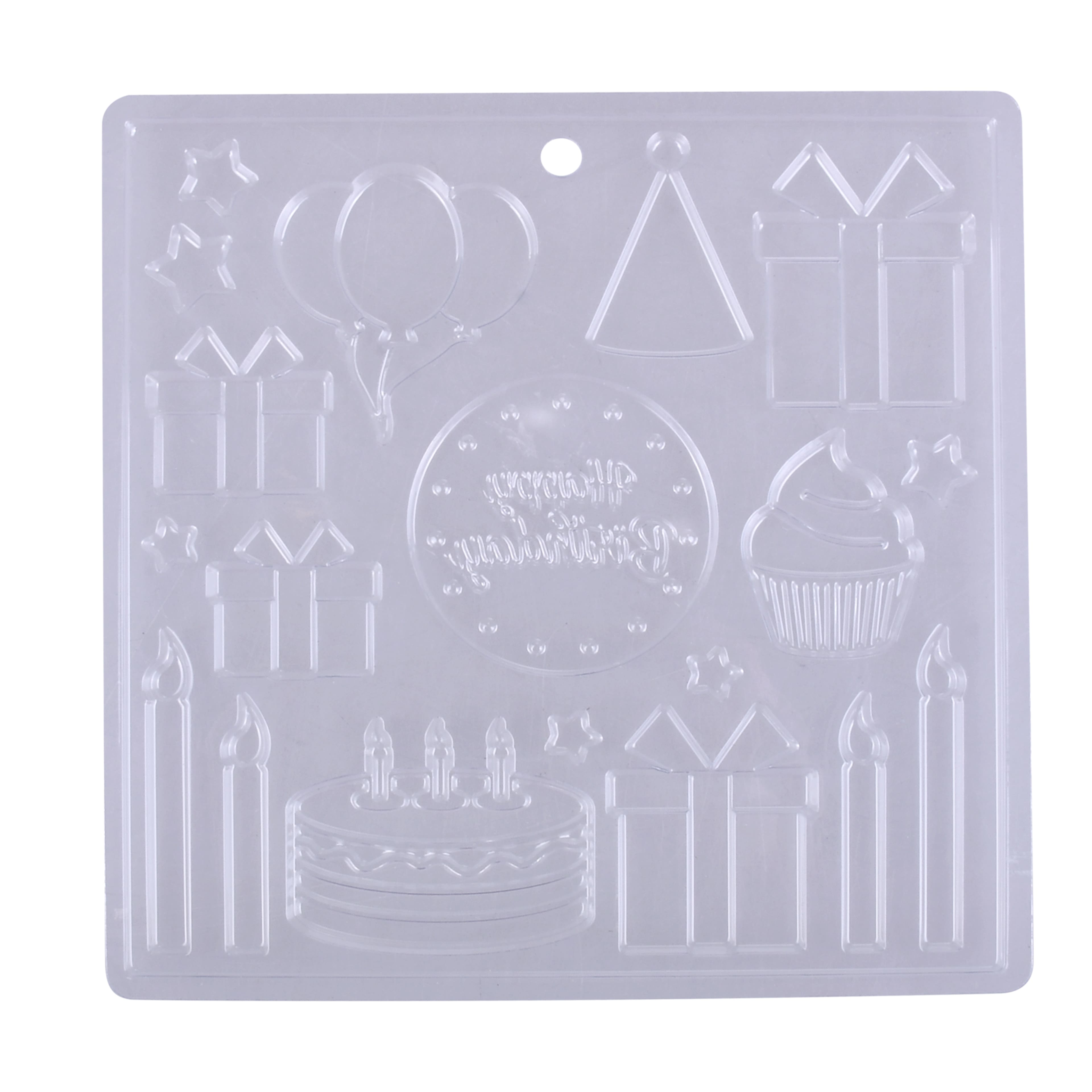 Birthday Plastic Candy Mold by Makery&#x2122;