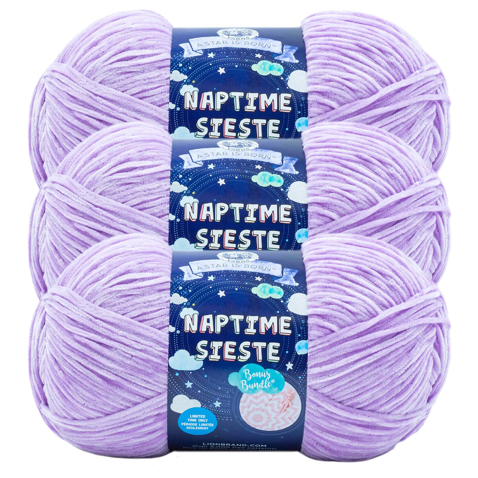 3 Pack Lion Brand® Naptime Bonus Bundle Yarn
