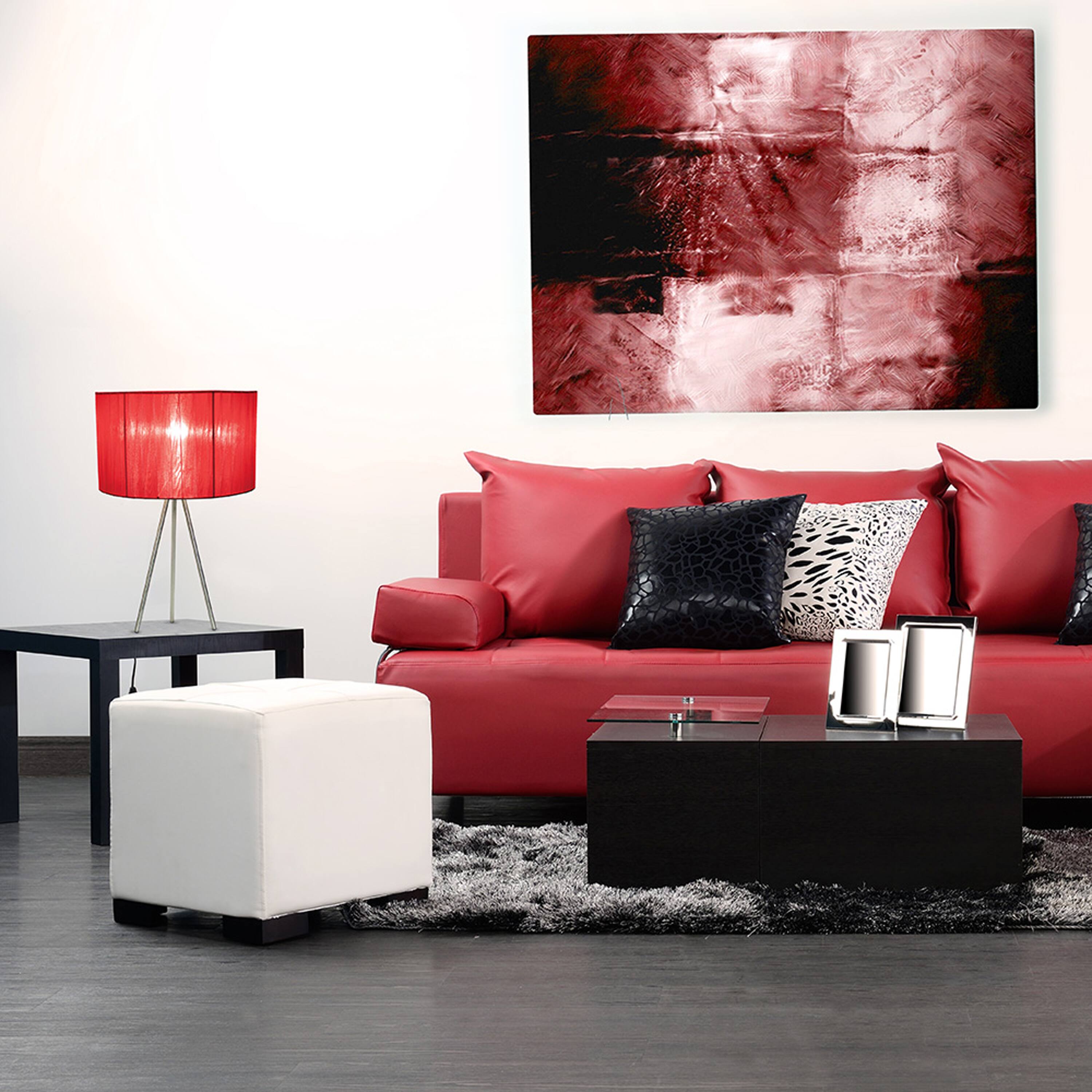 Simple Designs Brushed Nickel Tripod Table Lamp