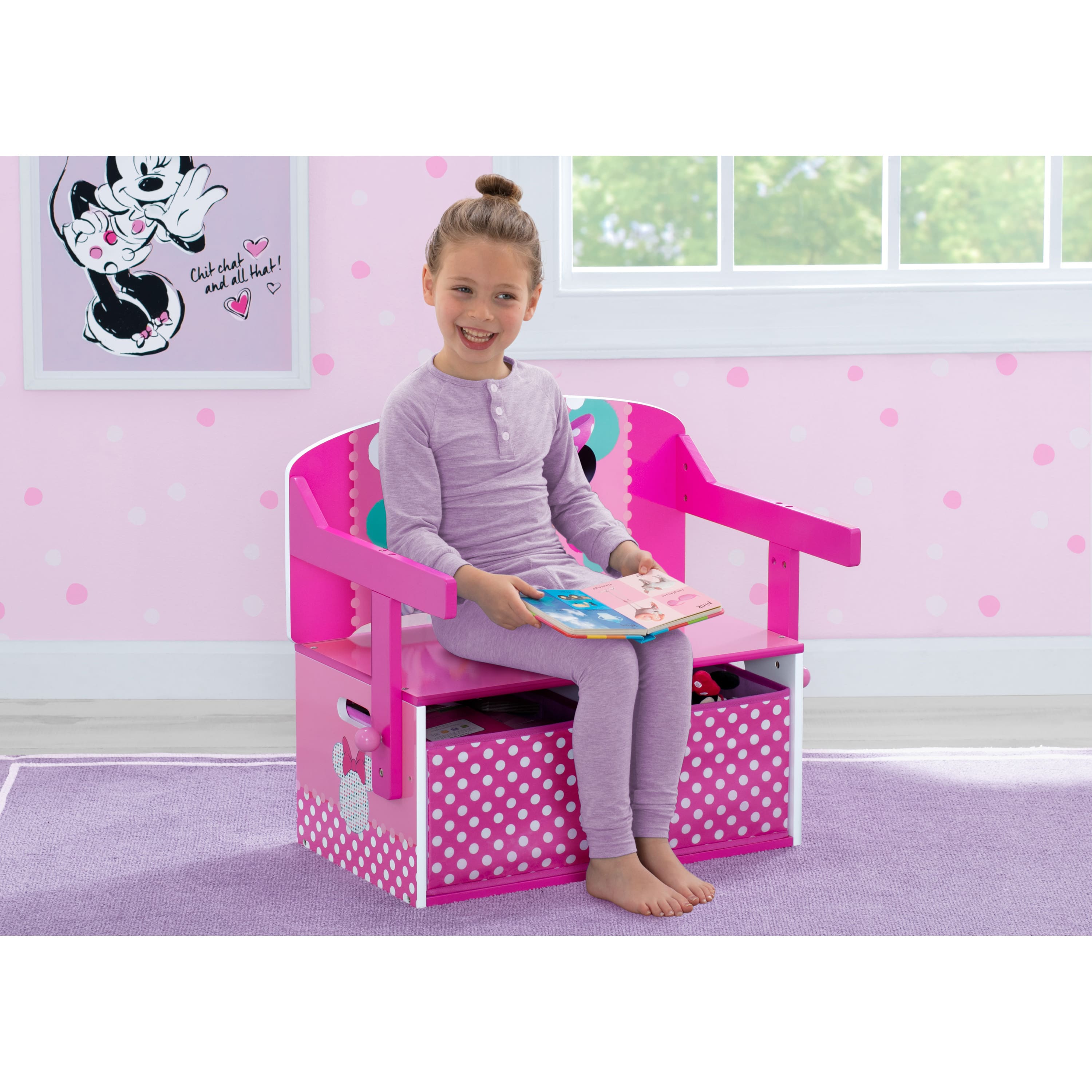 Disney® Minnie Mouse Convertible Activity Bench