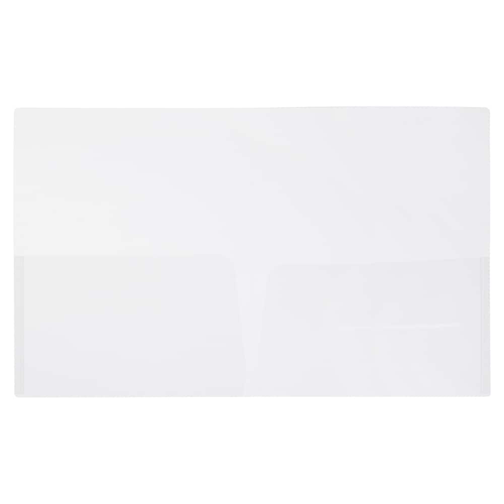 JAM Paper Plastic Lightweight 2-Pocket Presentation Folders, 6ct.