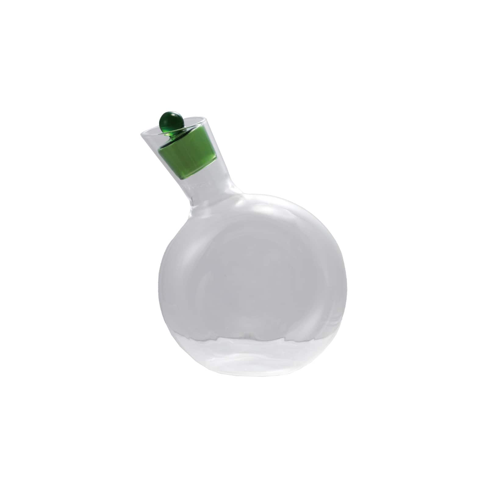 Hello Honey 20-Ounce Glass Cruet with Stopper, Green