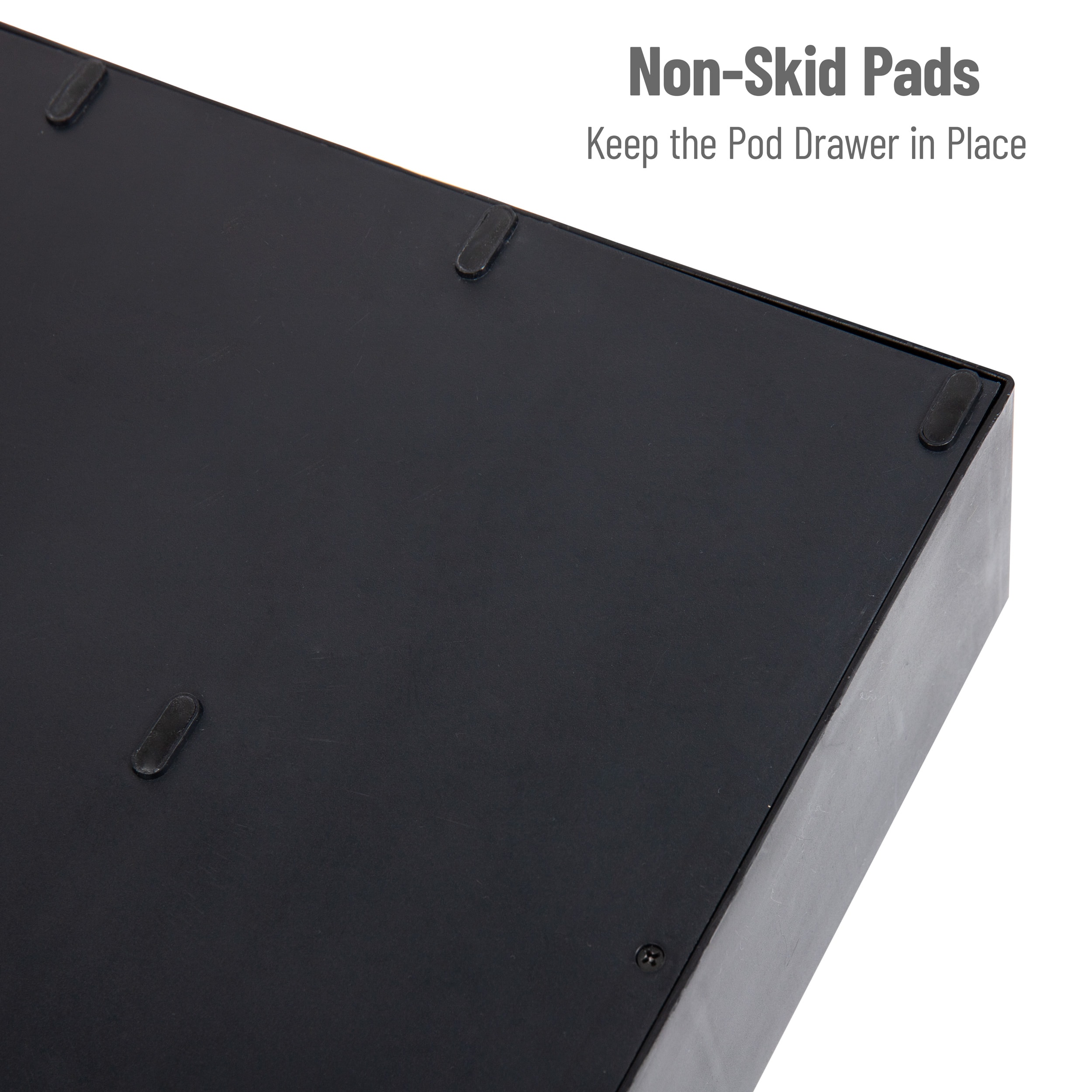 Mind Reader Anchor Collection Black 2-Tier 6-Drawer Single Serve Coffee Pod Organizer