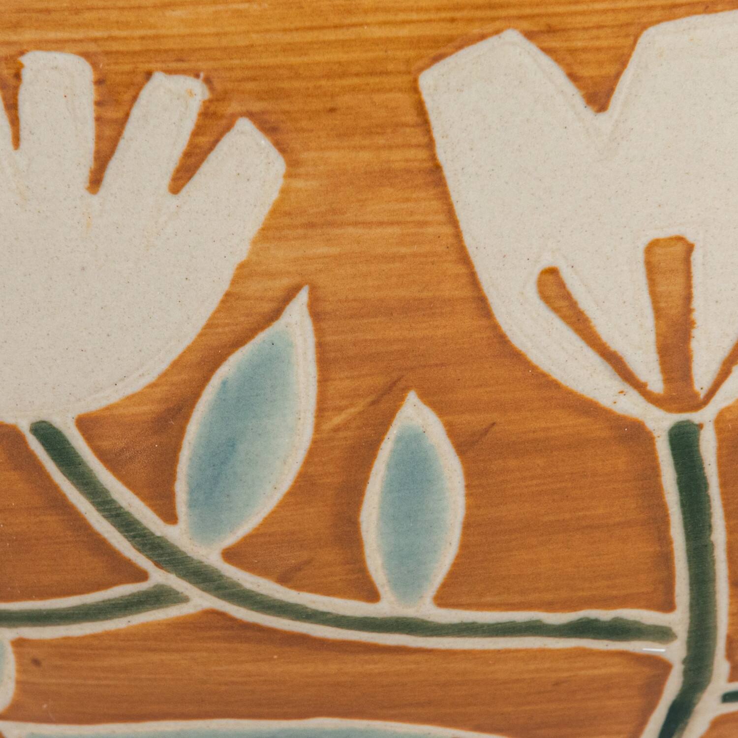 Hello Honey® 8" Hand-Painted Wax Relief Pattern Stoneware Bowls, 6ct.