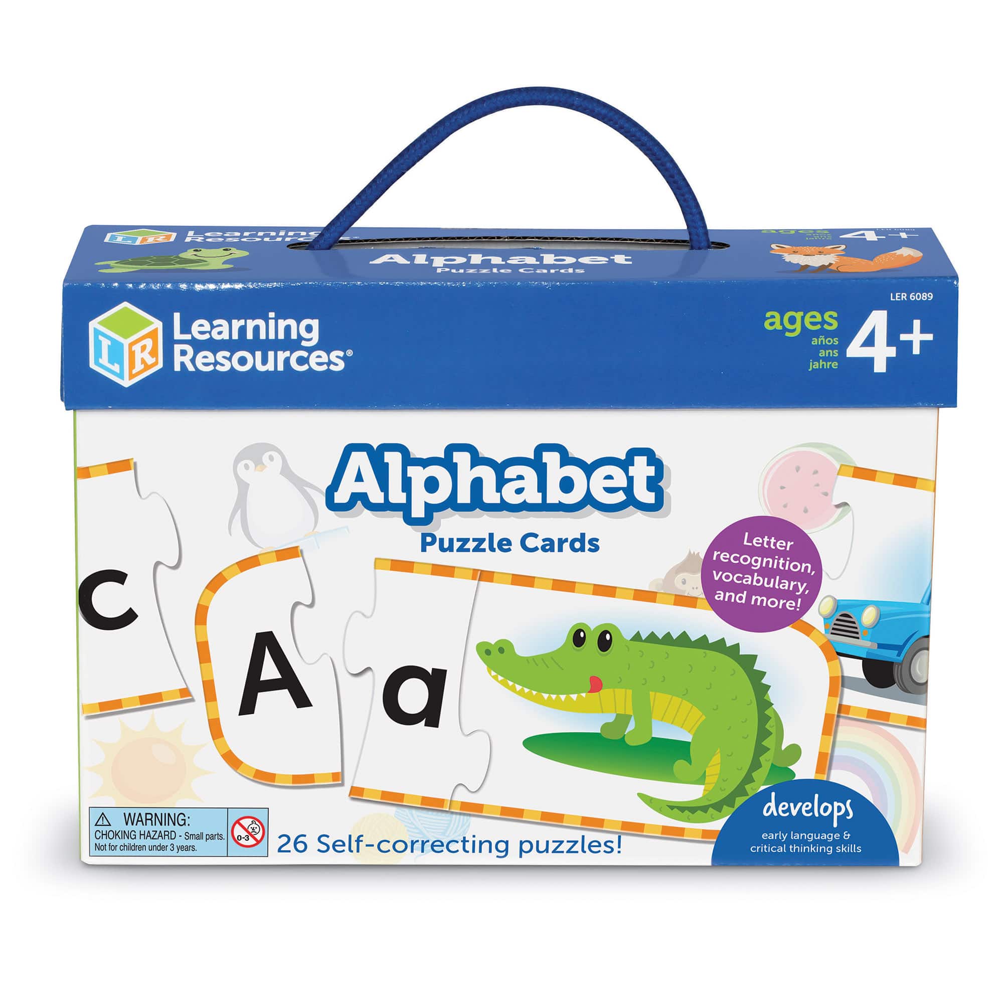 Learning Resources Upper 'n Lowercase Alphabet Puzzle Cards