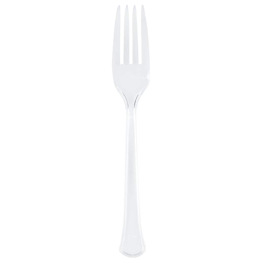 JAM Paper Clear Premium Plastic Forks, 20ct.