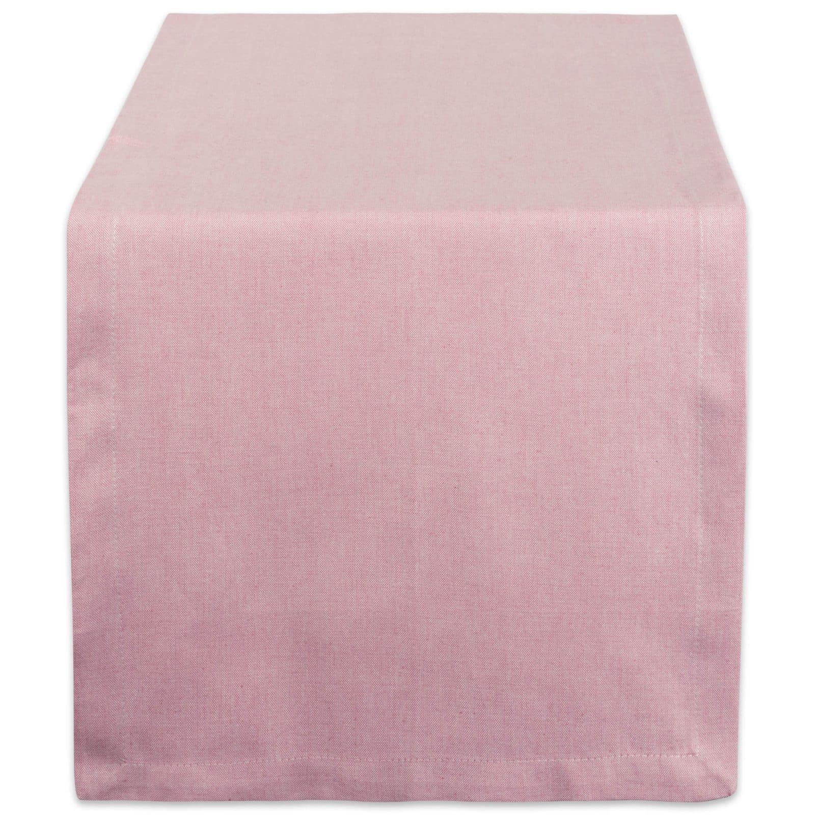 DII&#xAE; 72&#x22; Rose Solid Chambray Table Runner