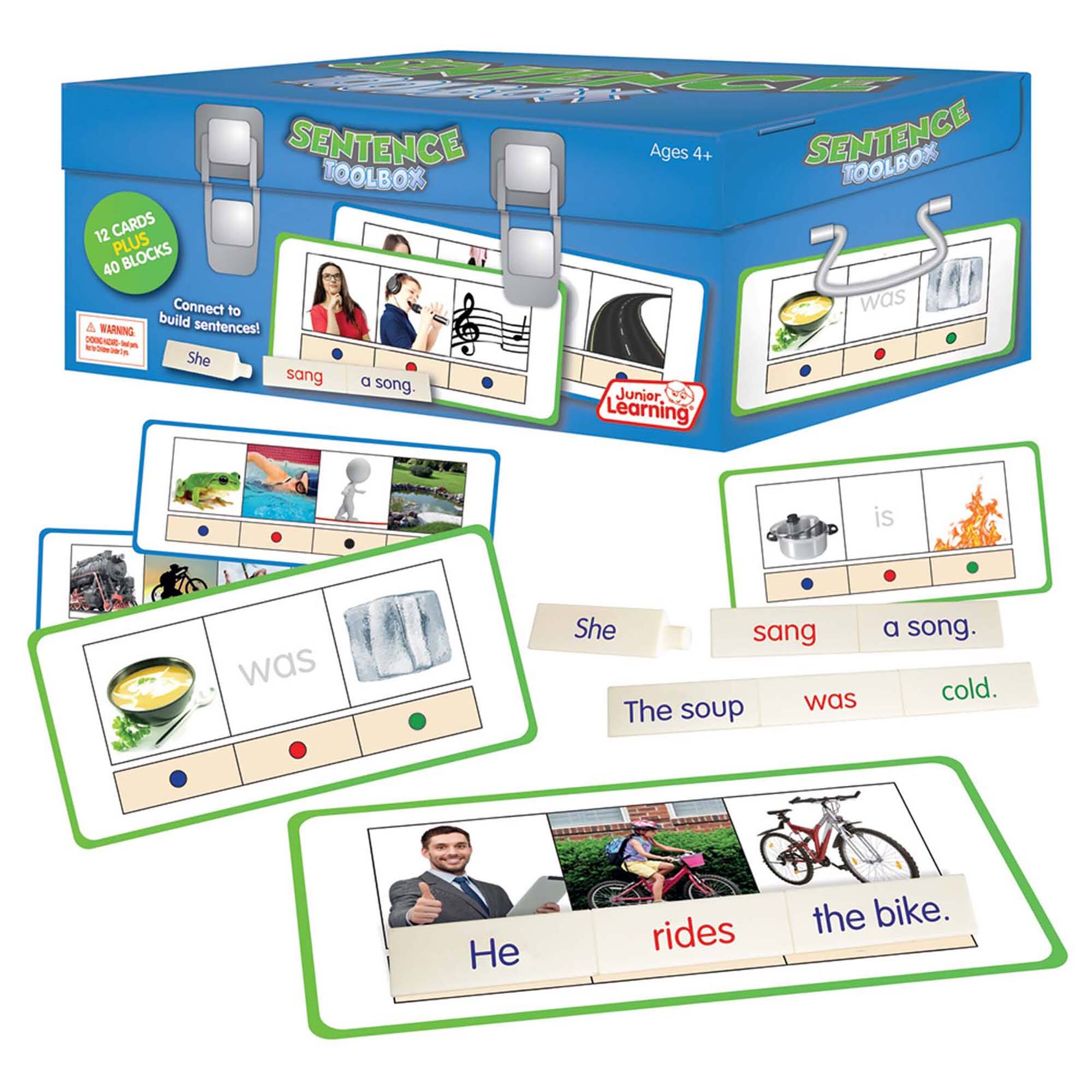 Junior Learning® Sentence Toolbox Sentence Building Game