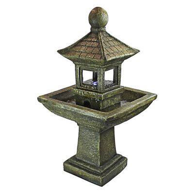 Design Toscano Sacred Space Pagoda Illuminated Garden Fountain | Michaels