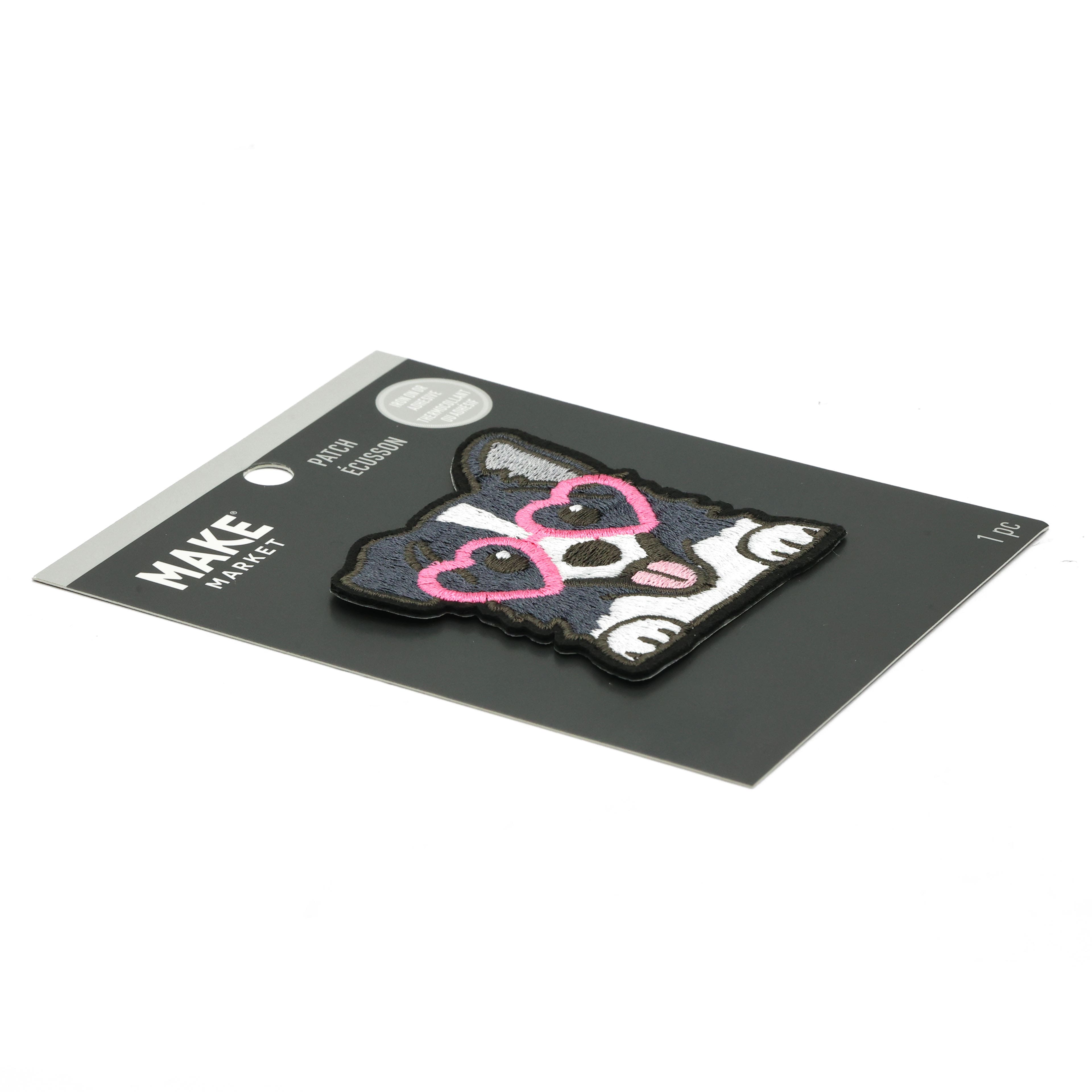 Iron-On & Adhesive Dog Embroidered Patch by Make Market®