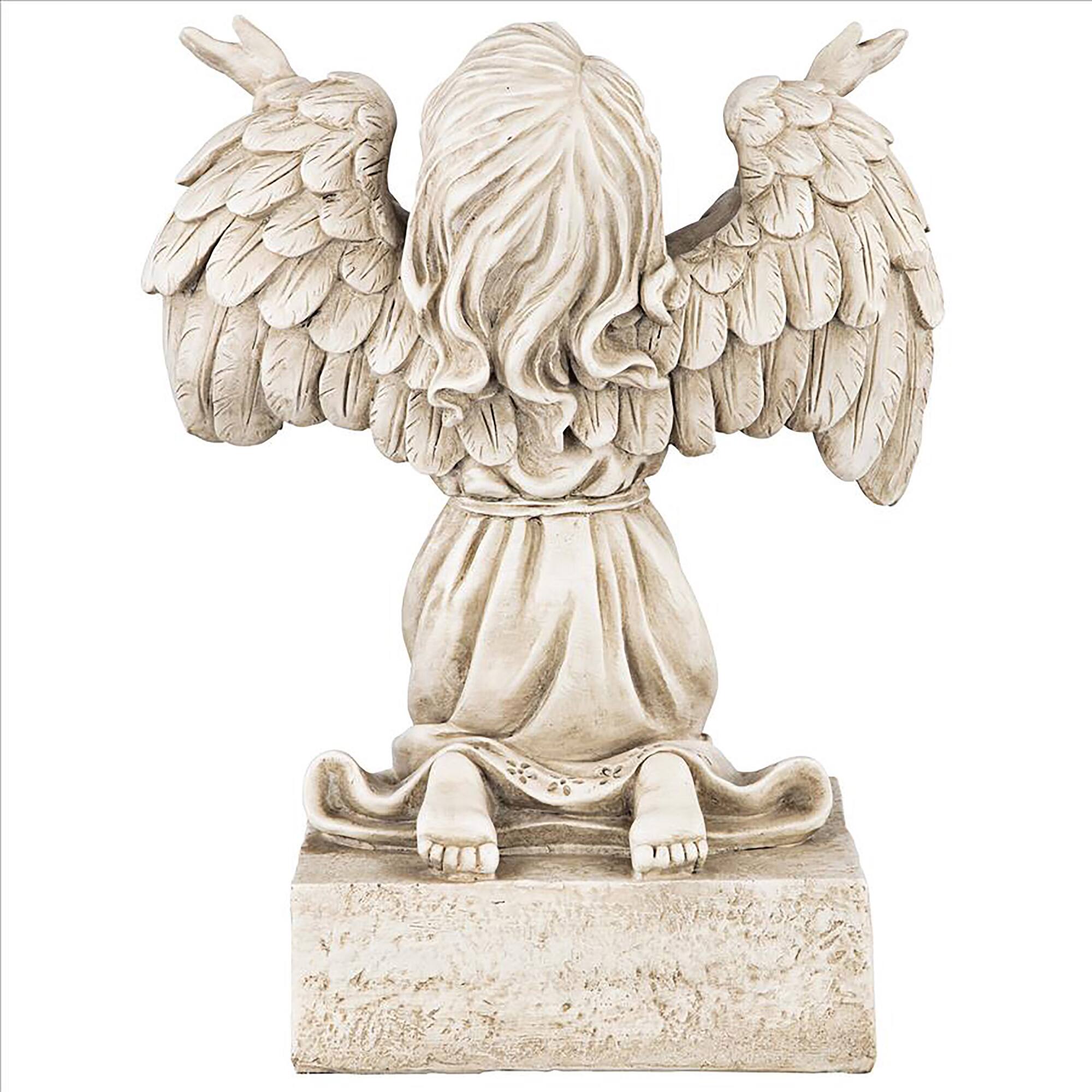 Design Toscano 14" Look to the Heavens Memorial Garden Angel Statue