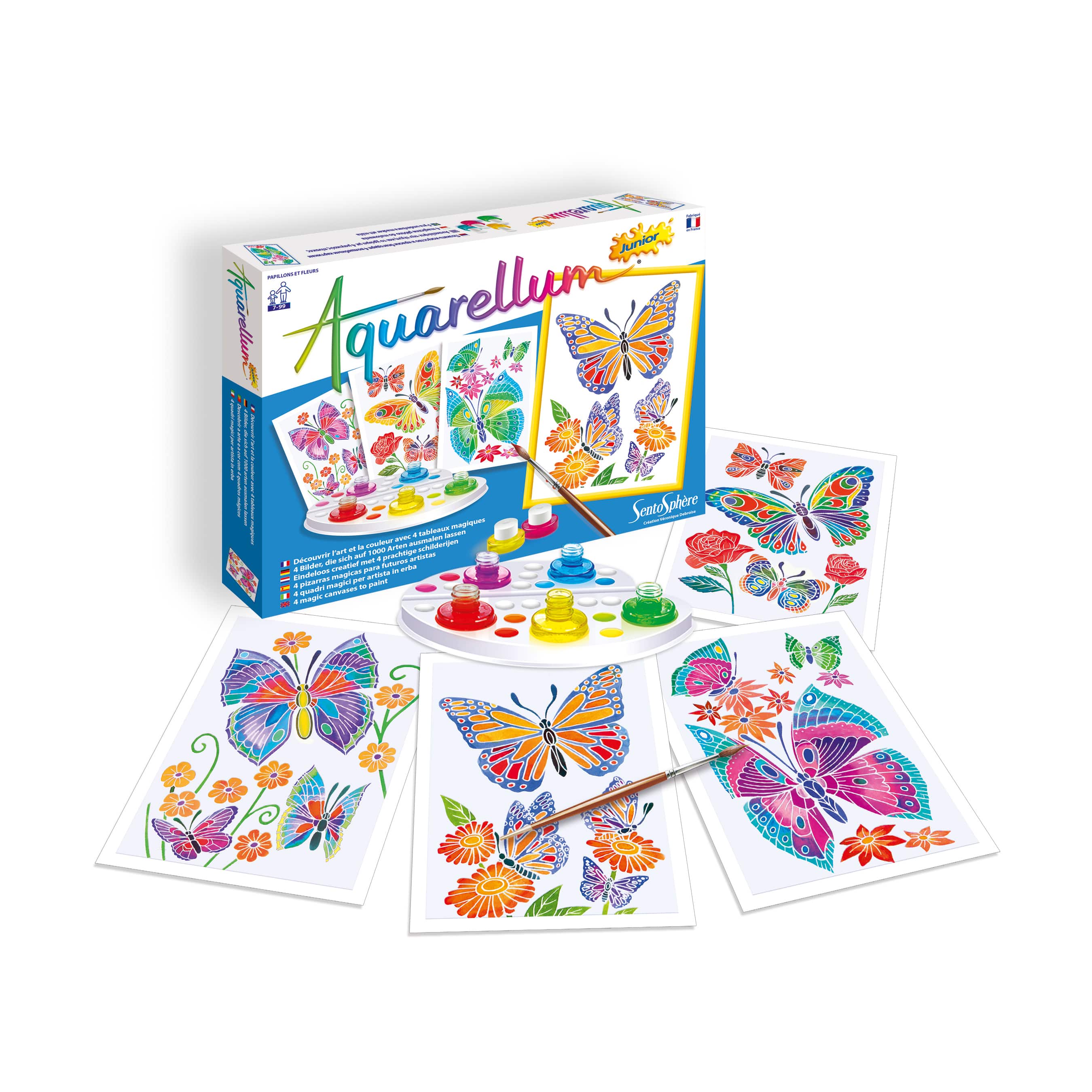 Aquarellum Junior - Butterflies & Flowers