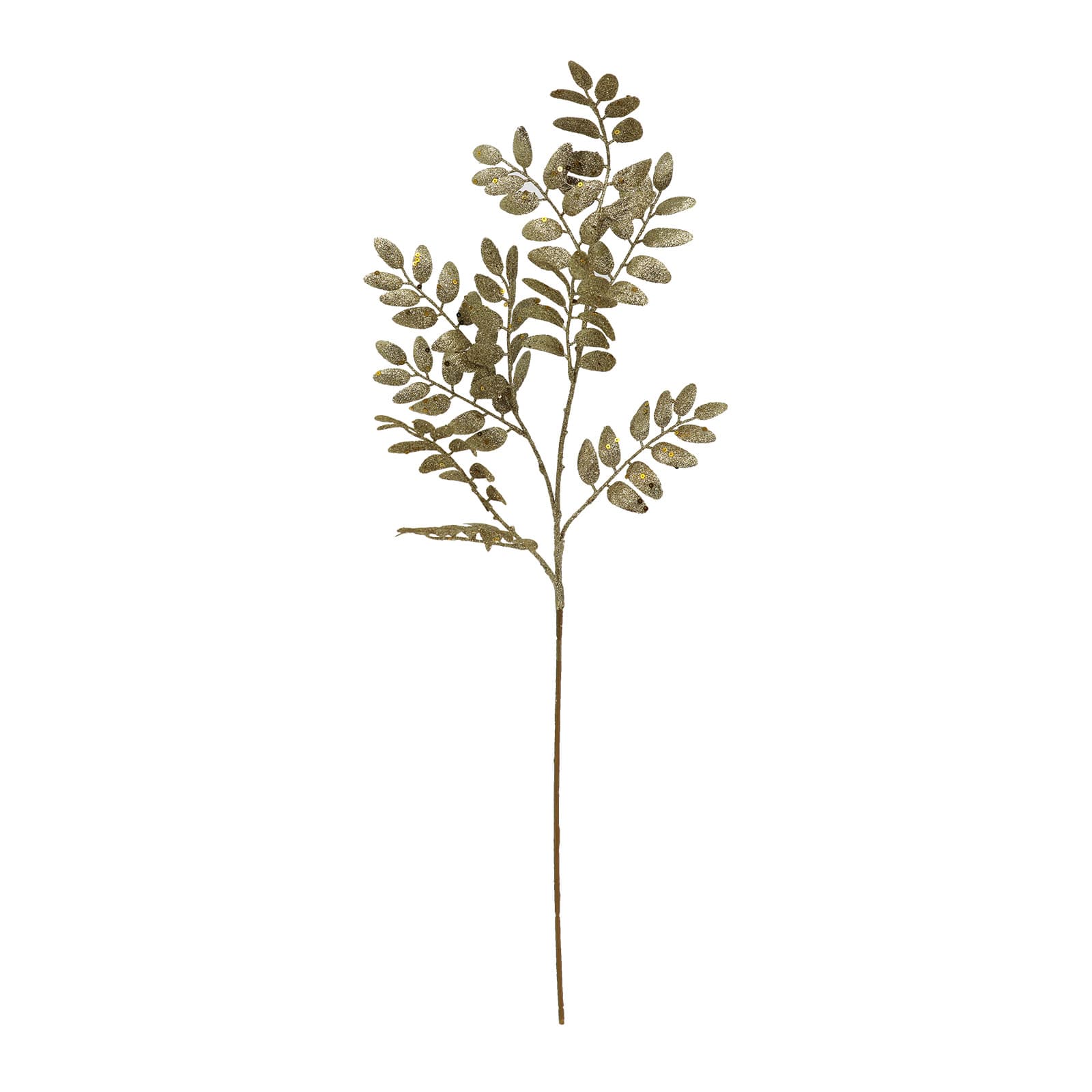 33&#x22; Champagne Glitter Leaves Stem by Ashland&#xAE;