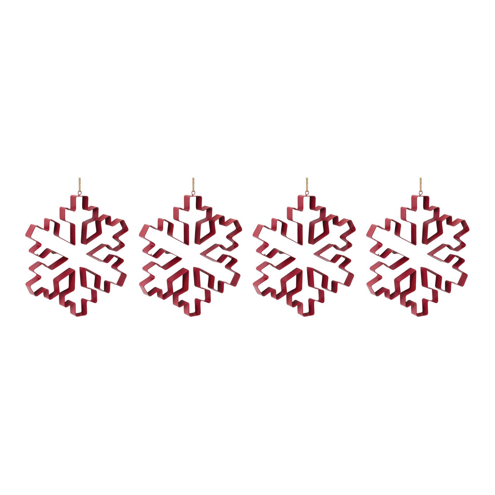 10.5&#x22; Snowflake Cookie Cutter Ornament Set