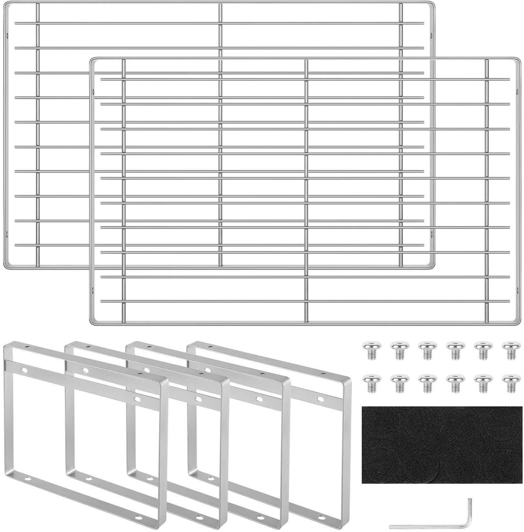 NEX™ Silver Kitchen Cabinet Shelf Organizer, 2ct.