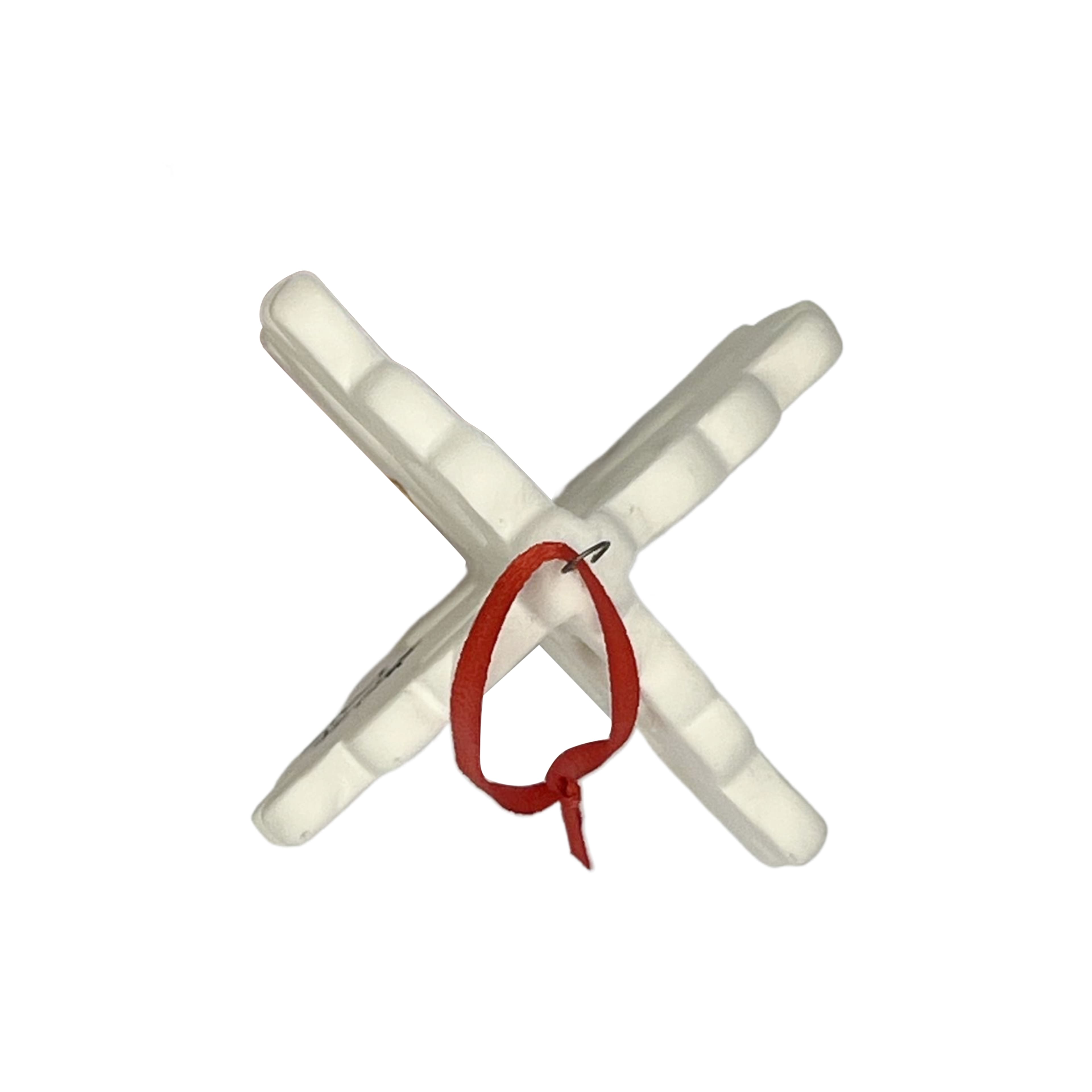 4&#x22; DIY Ceramic Slatted Snowflake Ornament by Make Market&#xAE;