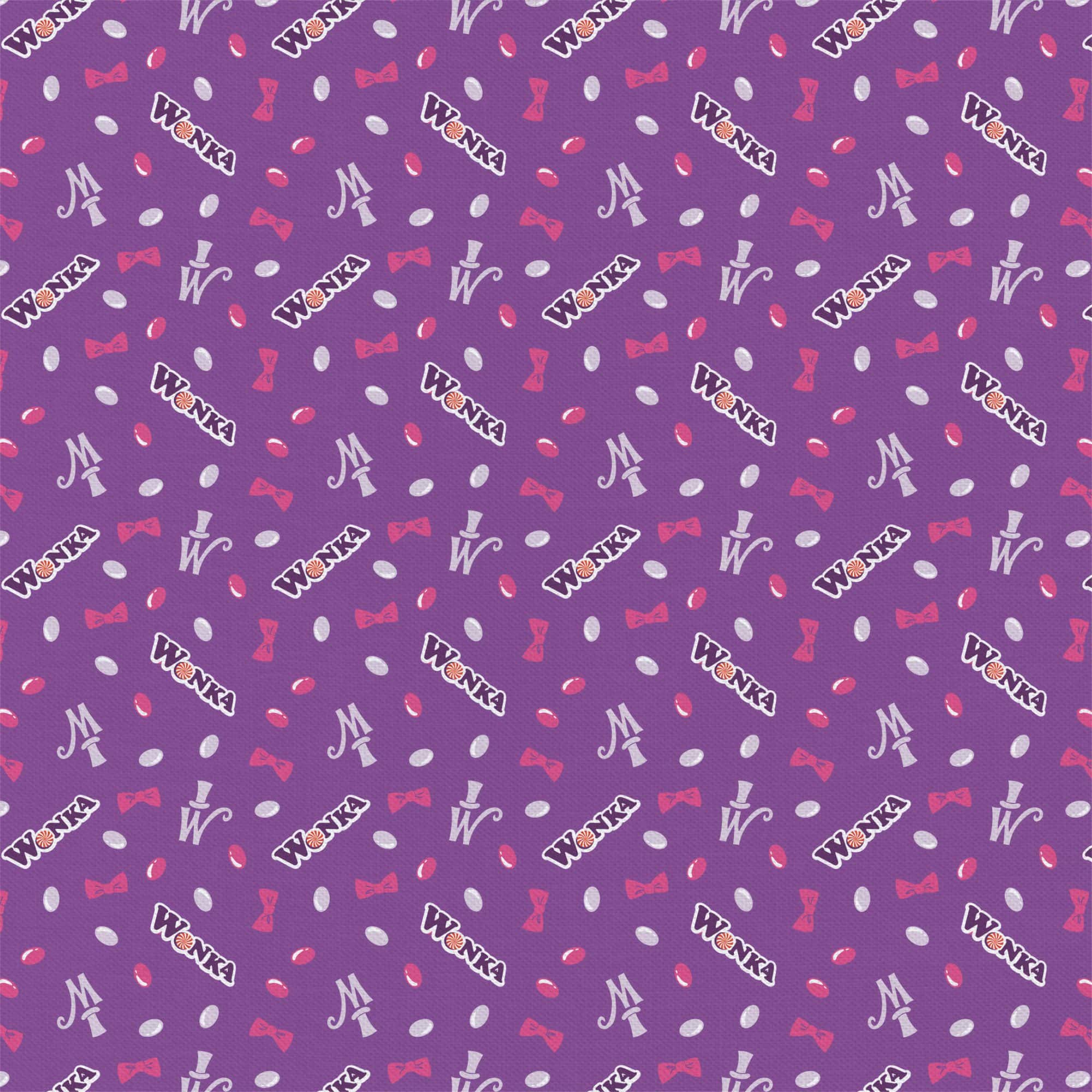 Willy Wonka Jelly Beans Precut Cotton Fabric