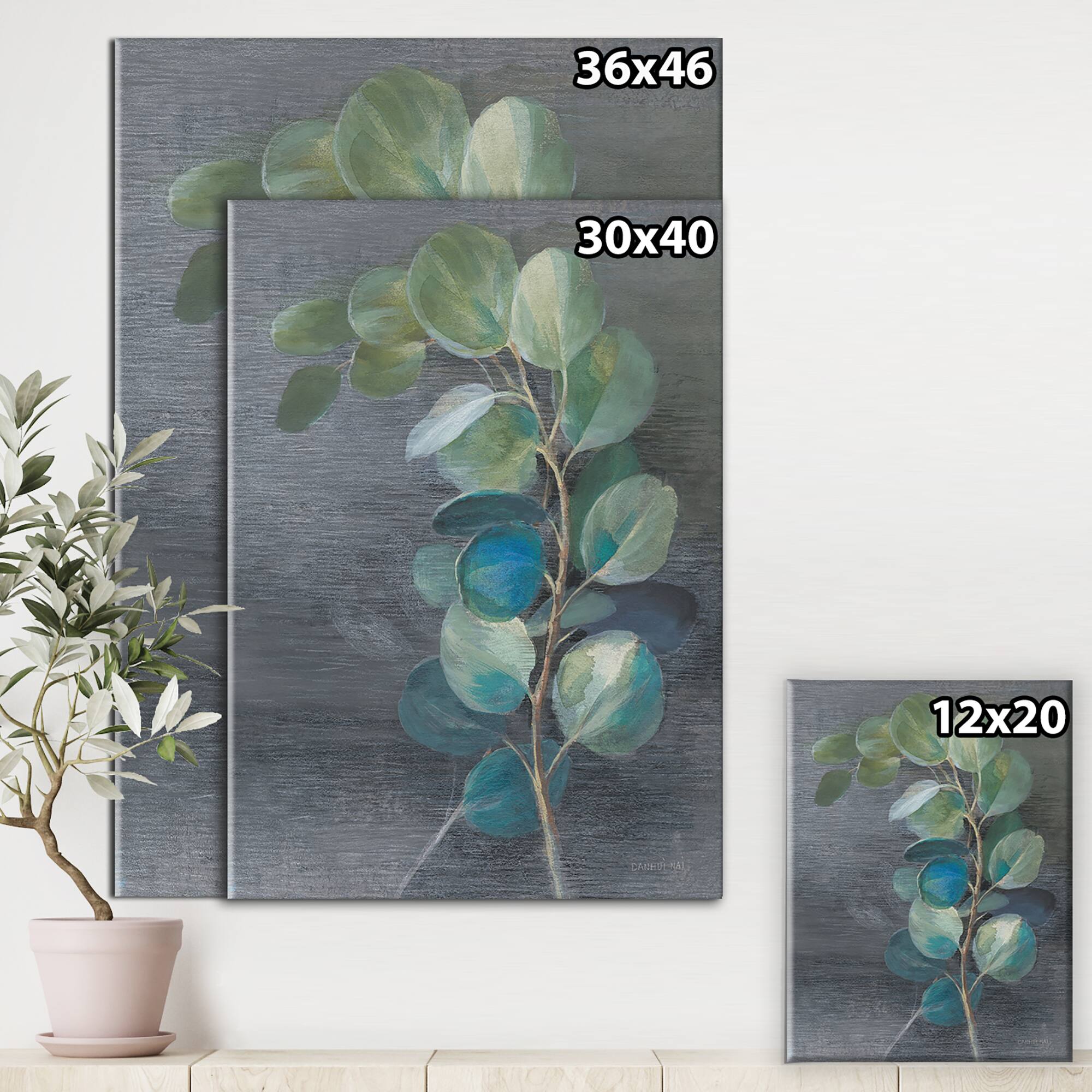 Designart - Fresh leaves II