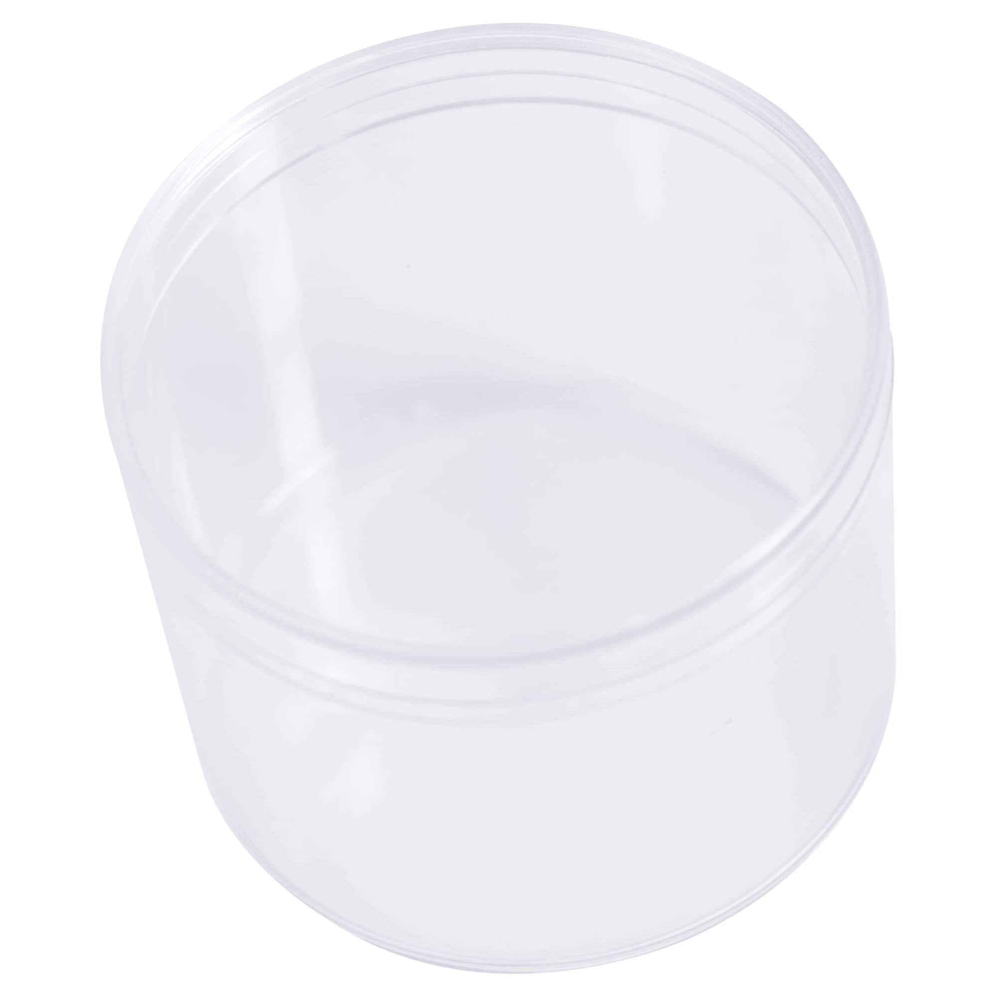 8oz. Clear Round Plastic Jar by Simply Tidy&#x2122;