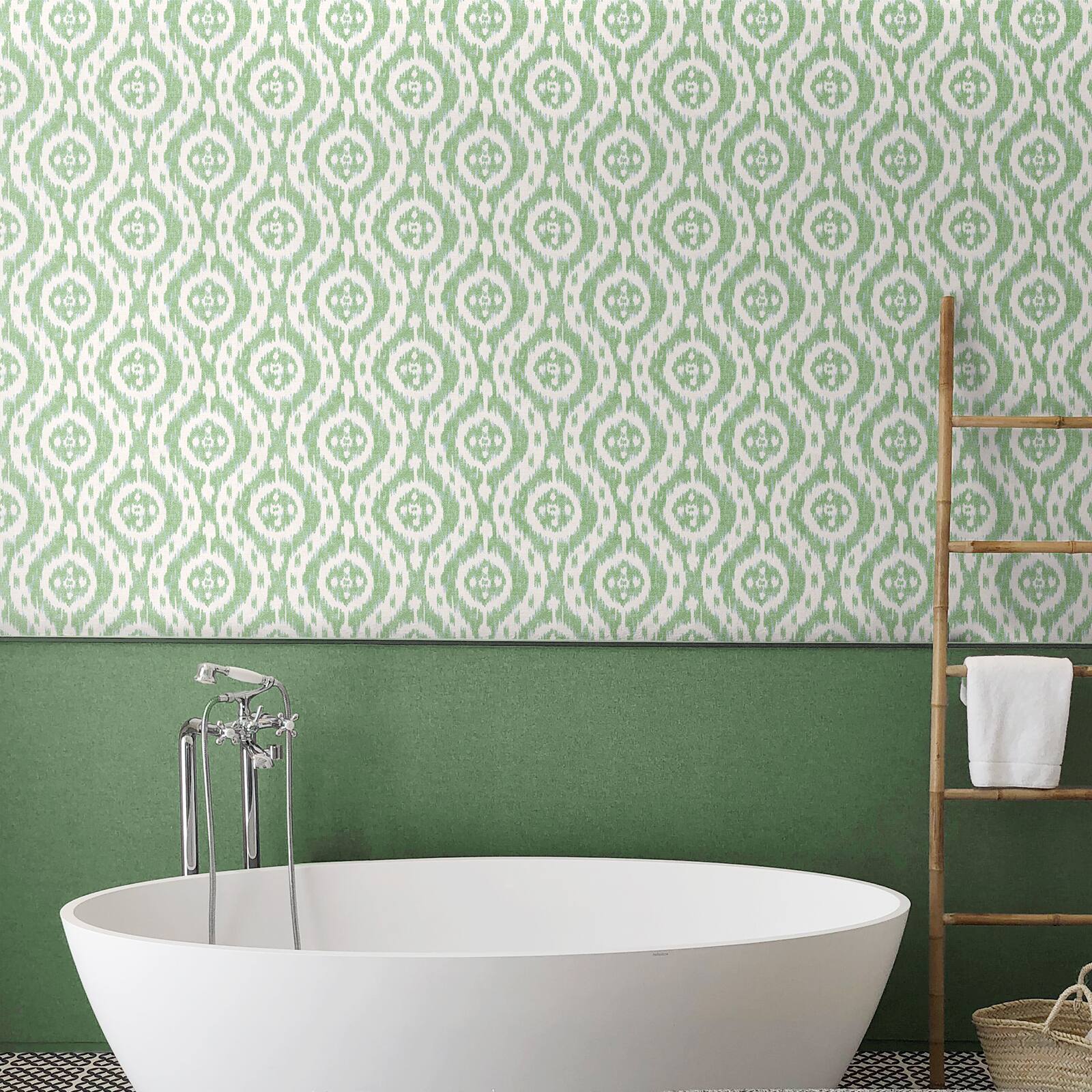Surface Style Ikat Tracery Peel & Stick Wallpaper