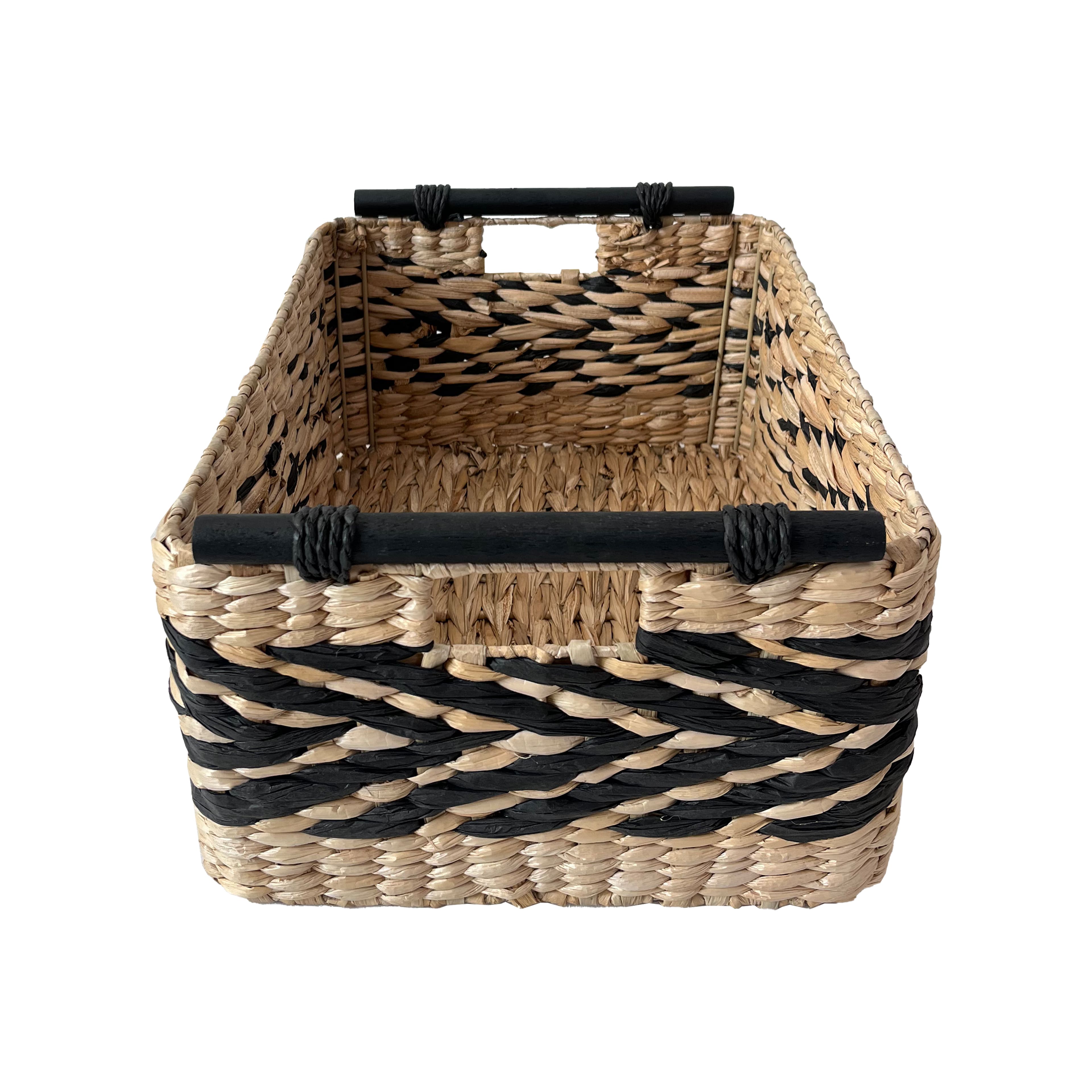 Black &#x26; Natural Brown Tribal Basket by Ashland&#xAE;