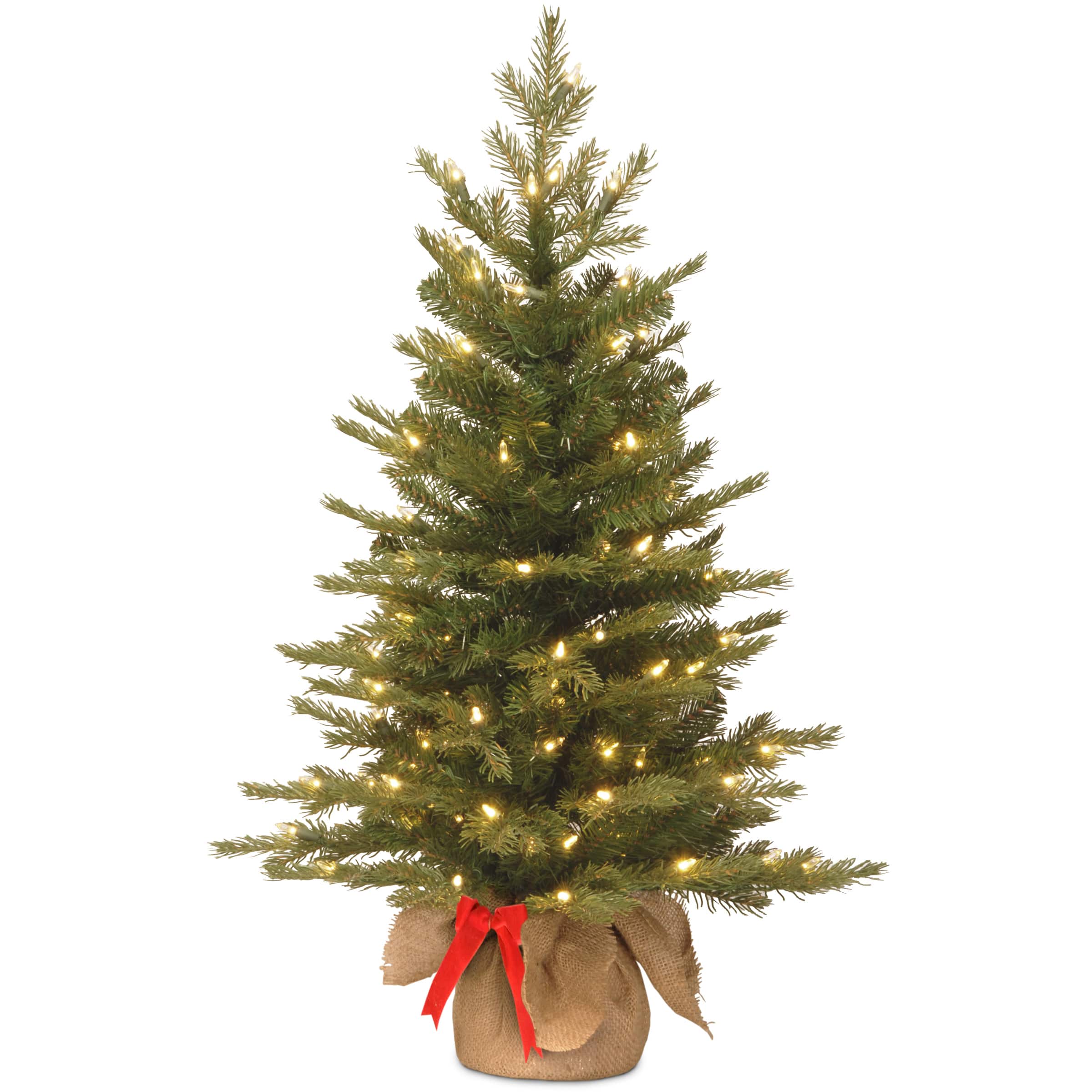 3ft. Pre-Lit Nordic Spruce® Artificial Christmas Tree, Warm White LED Lights