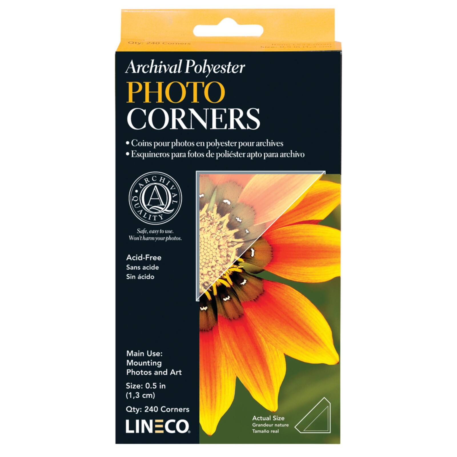 Lineco&#xAE; See-Thru Photo Mounting Corners