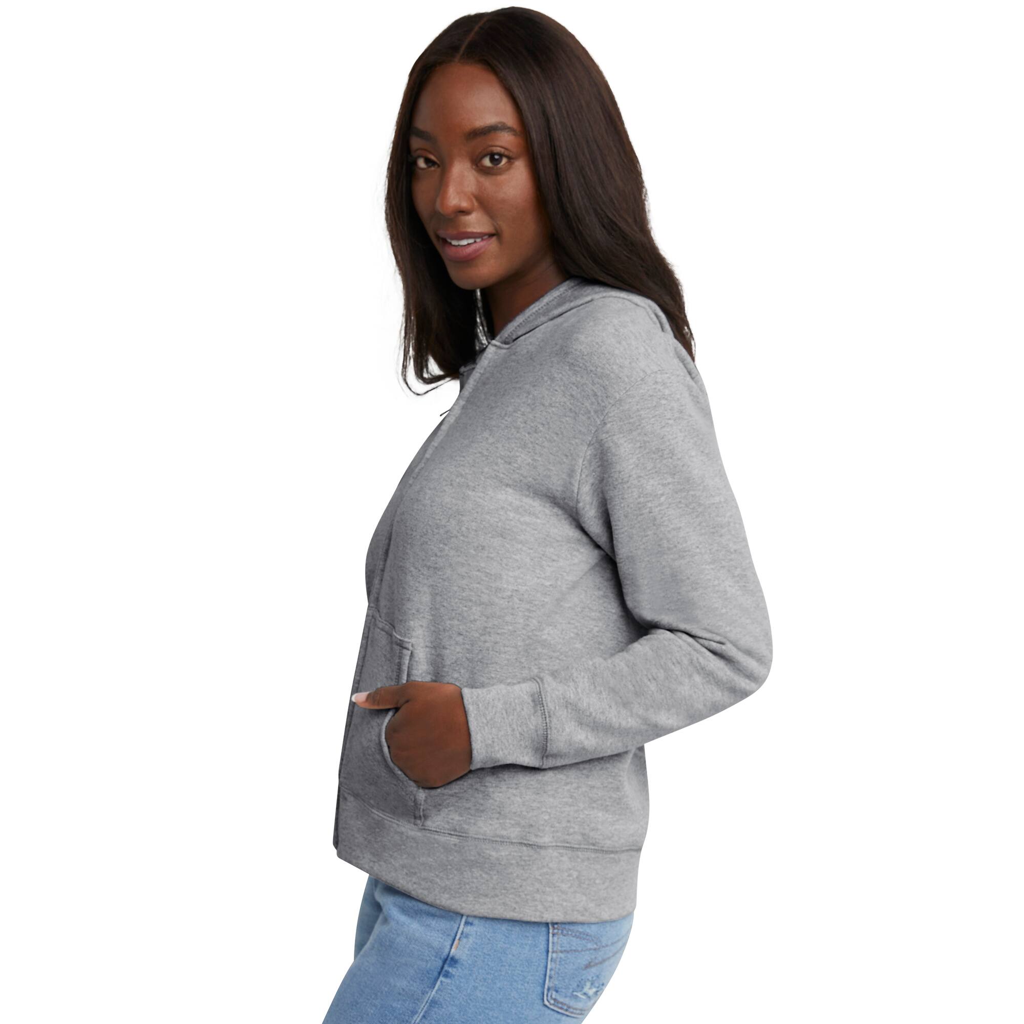 Hanes EcoSmart Full-Zip Women&#x27;s Hoodie