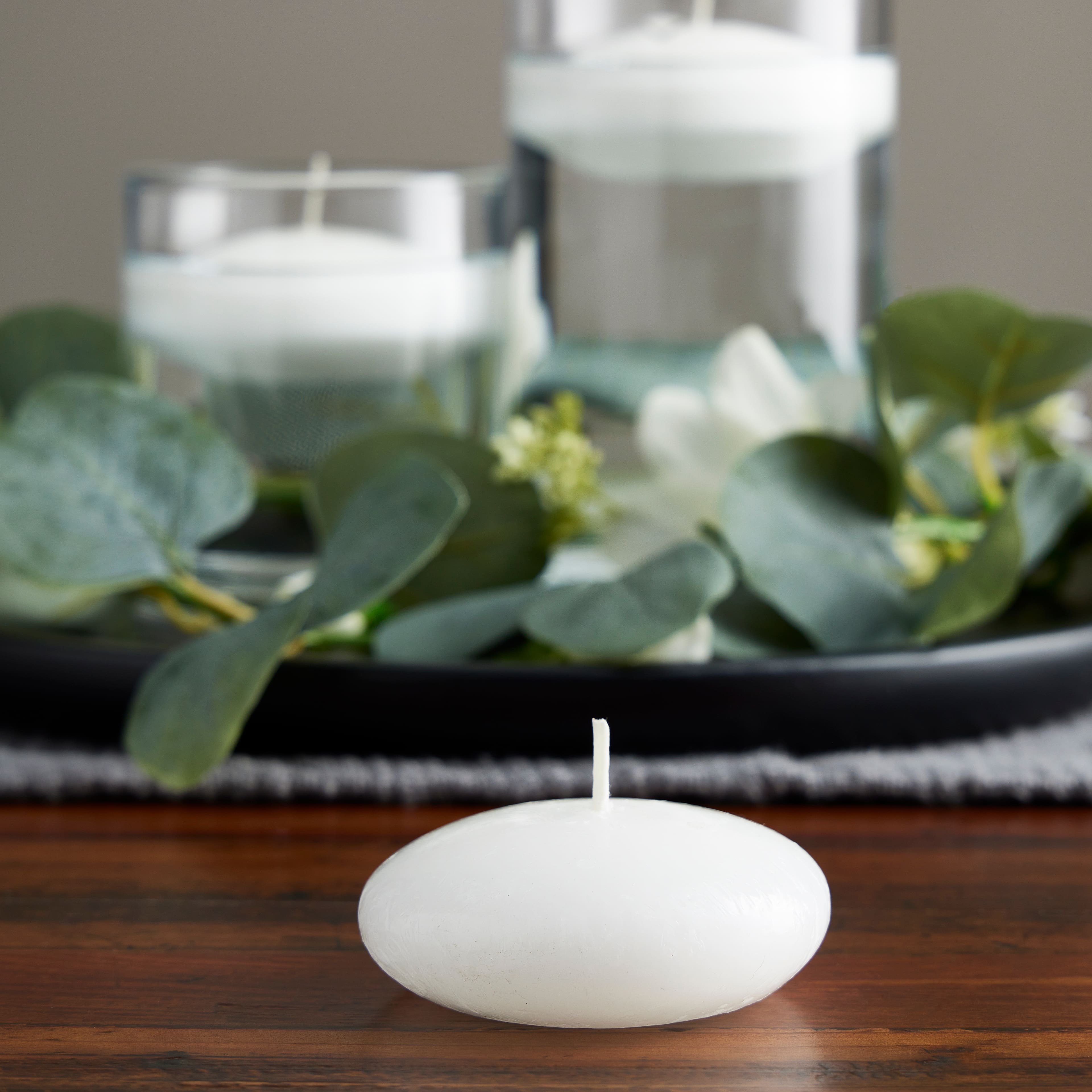 36 Pack: Fresh Linen Floating Candle by Ashland®