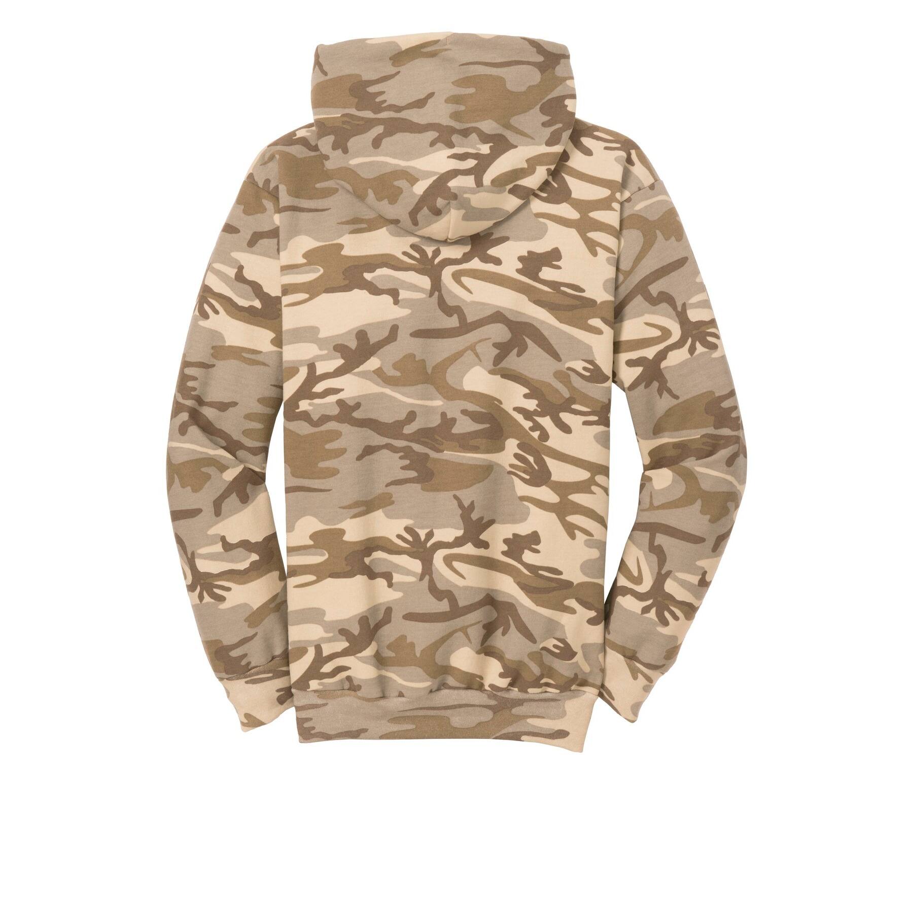 Port & Company® Camo Core Fleece Pullover Hooded Sweatshirt