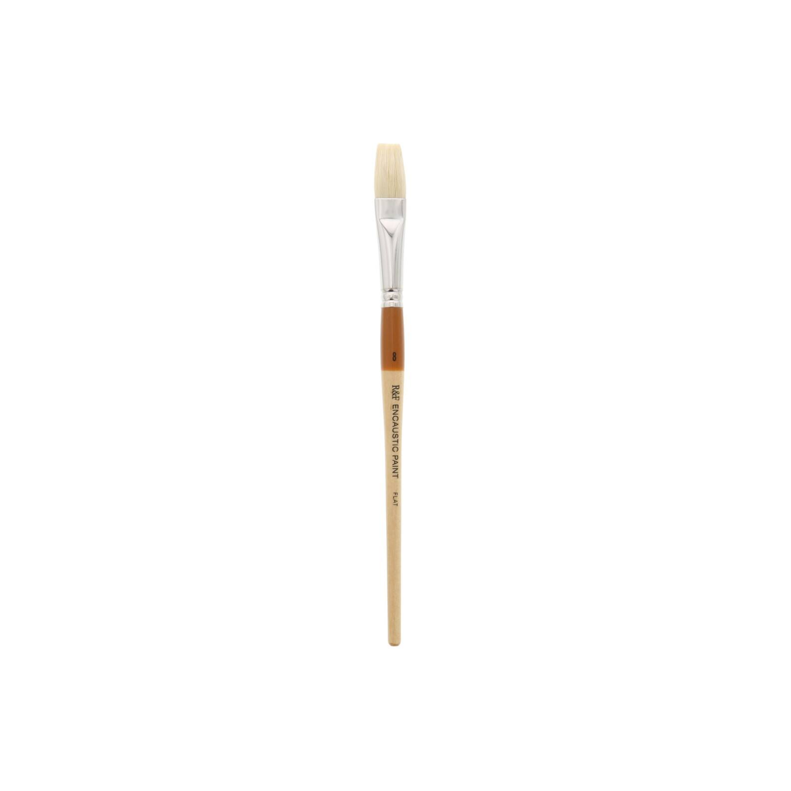 R&F® Handmade Paints Encaustic Flat Brush, Size 8