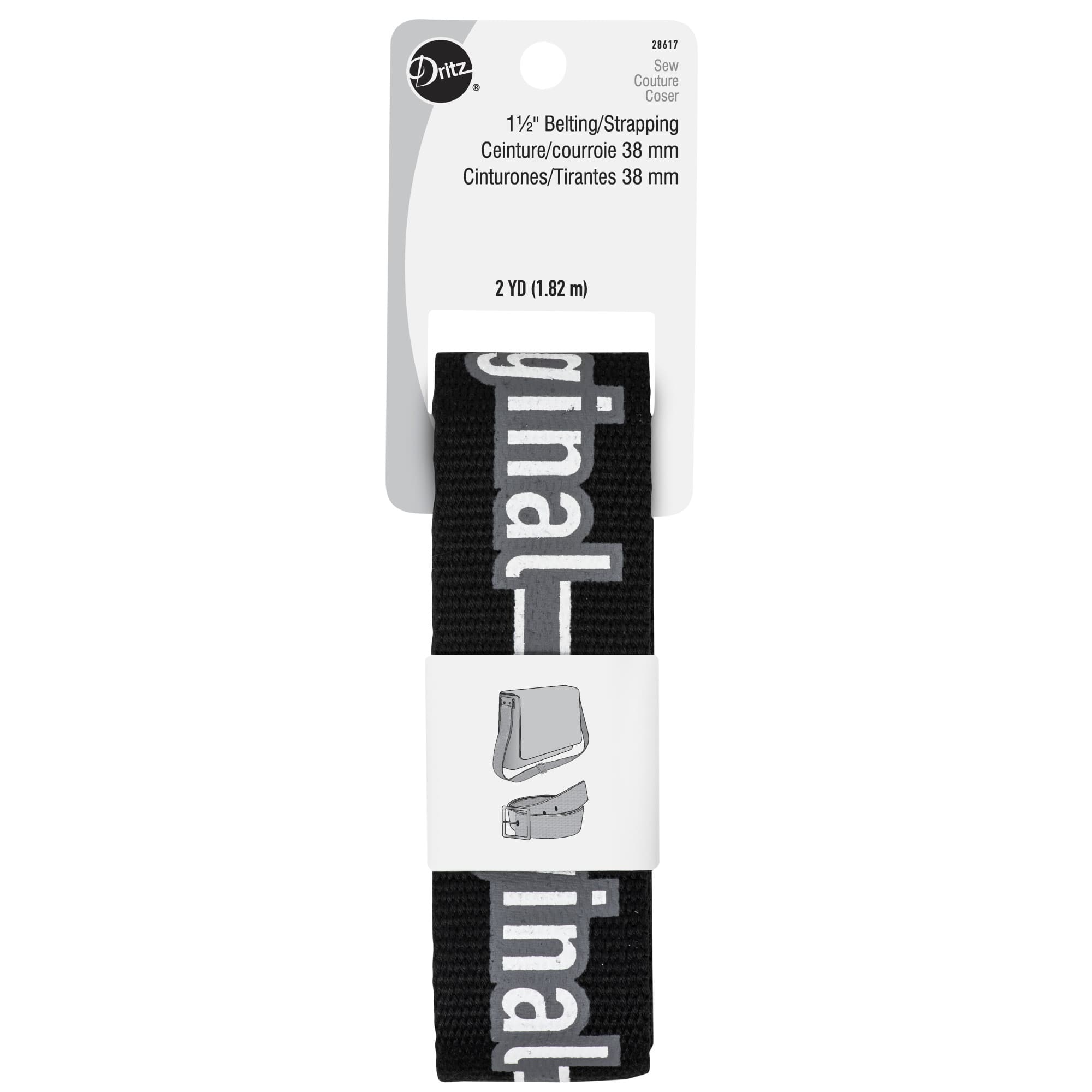 Dritz® 1.5" Black "Original" Polyester Belting/Strapping