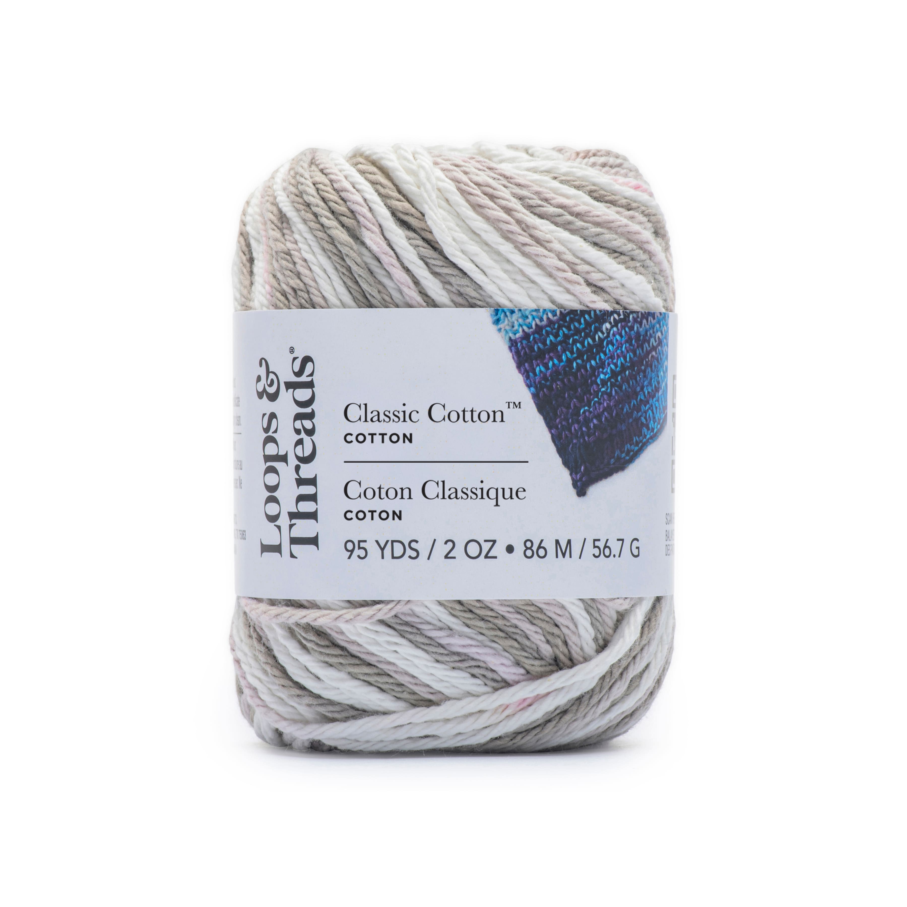 Classic Cotton&#x2122; Patterned Yarn by Loops &#x26; Threads&#xAE;