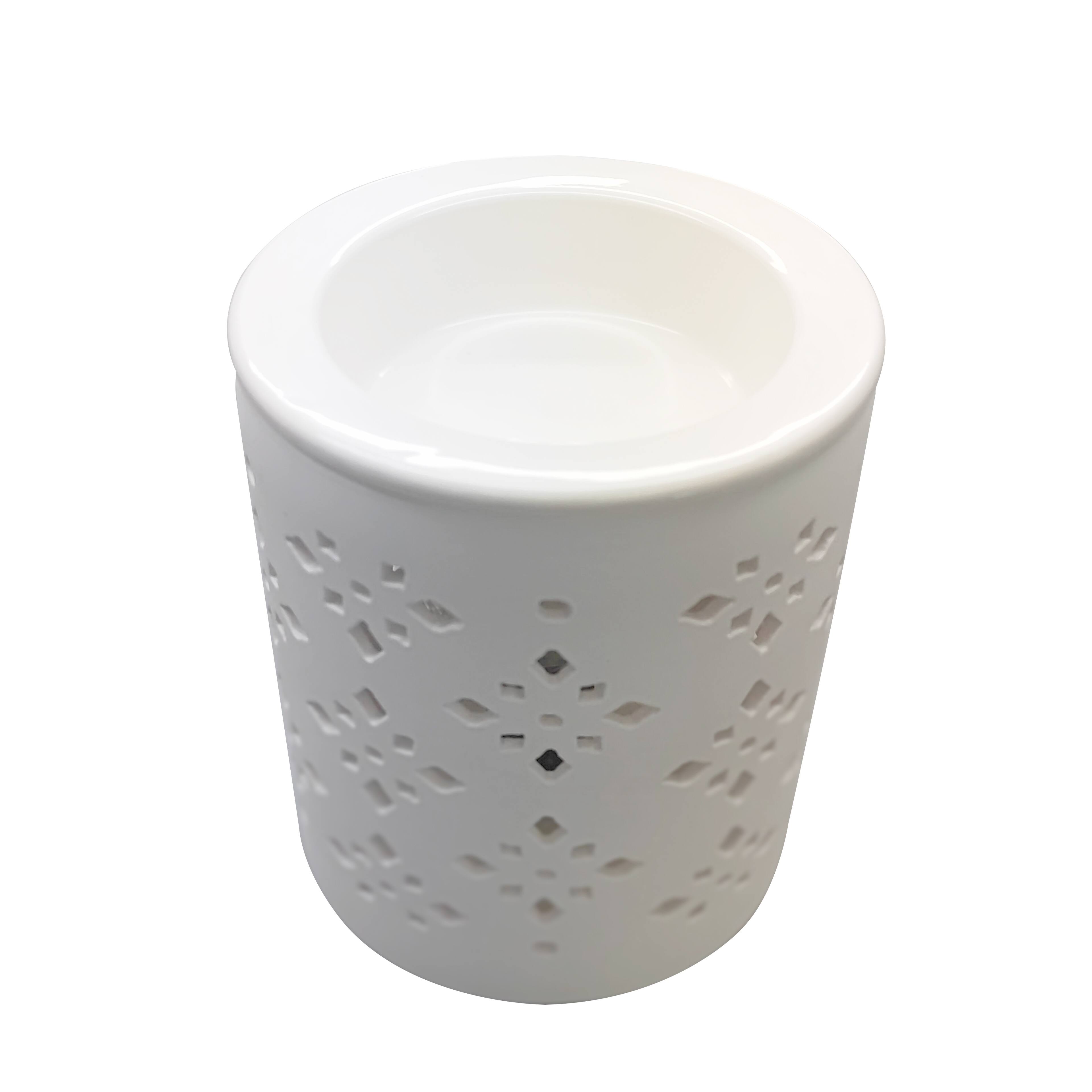 Chauffe-cire en céramique blanc de 13,7 cm d’Ashland