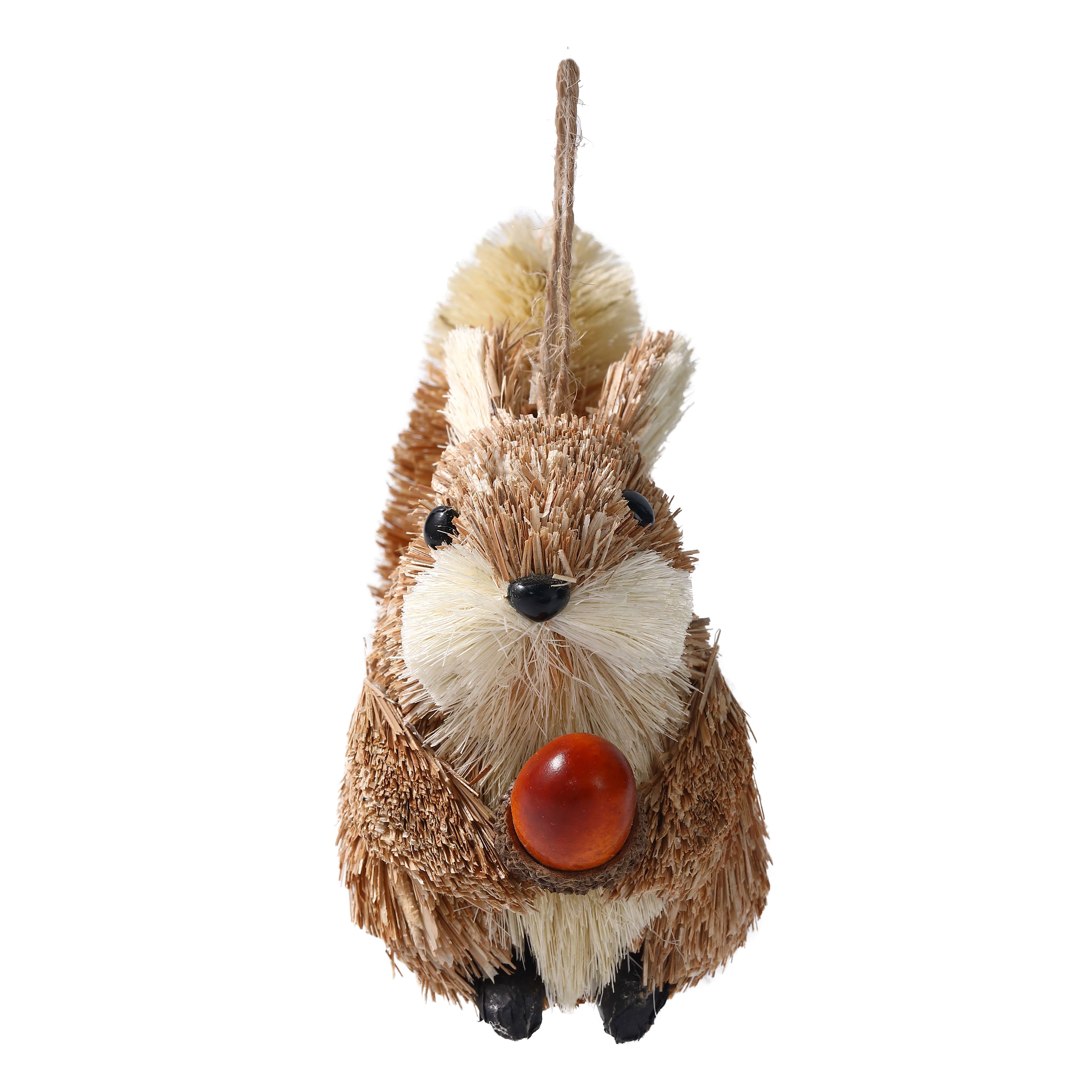 4&#x22; Squirrel with Acorn Decorative Natural Ornament by Ashland&#xAE;