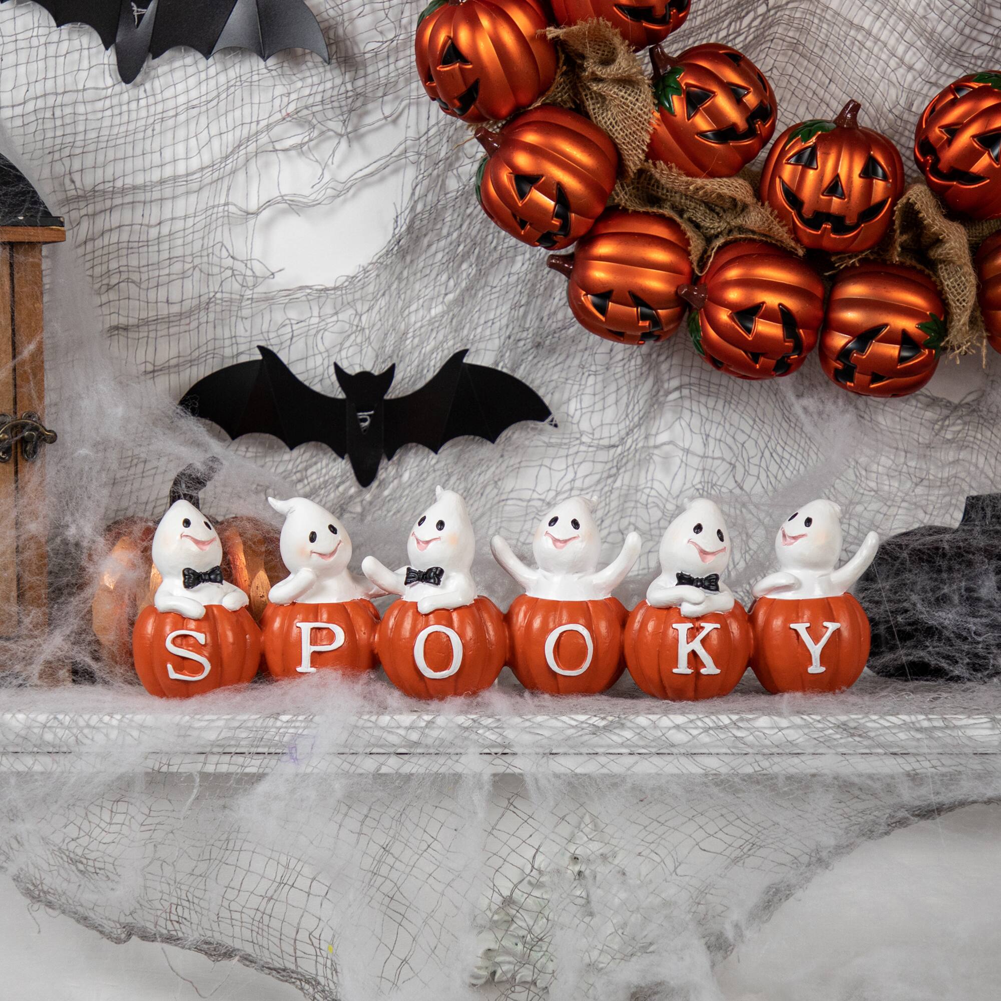 155 Ghosts And Pumpkins Spooky Halloween Decoration Michaels 2624