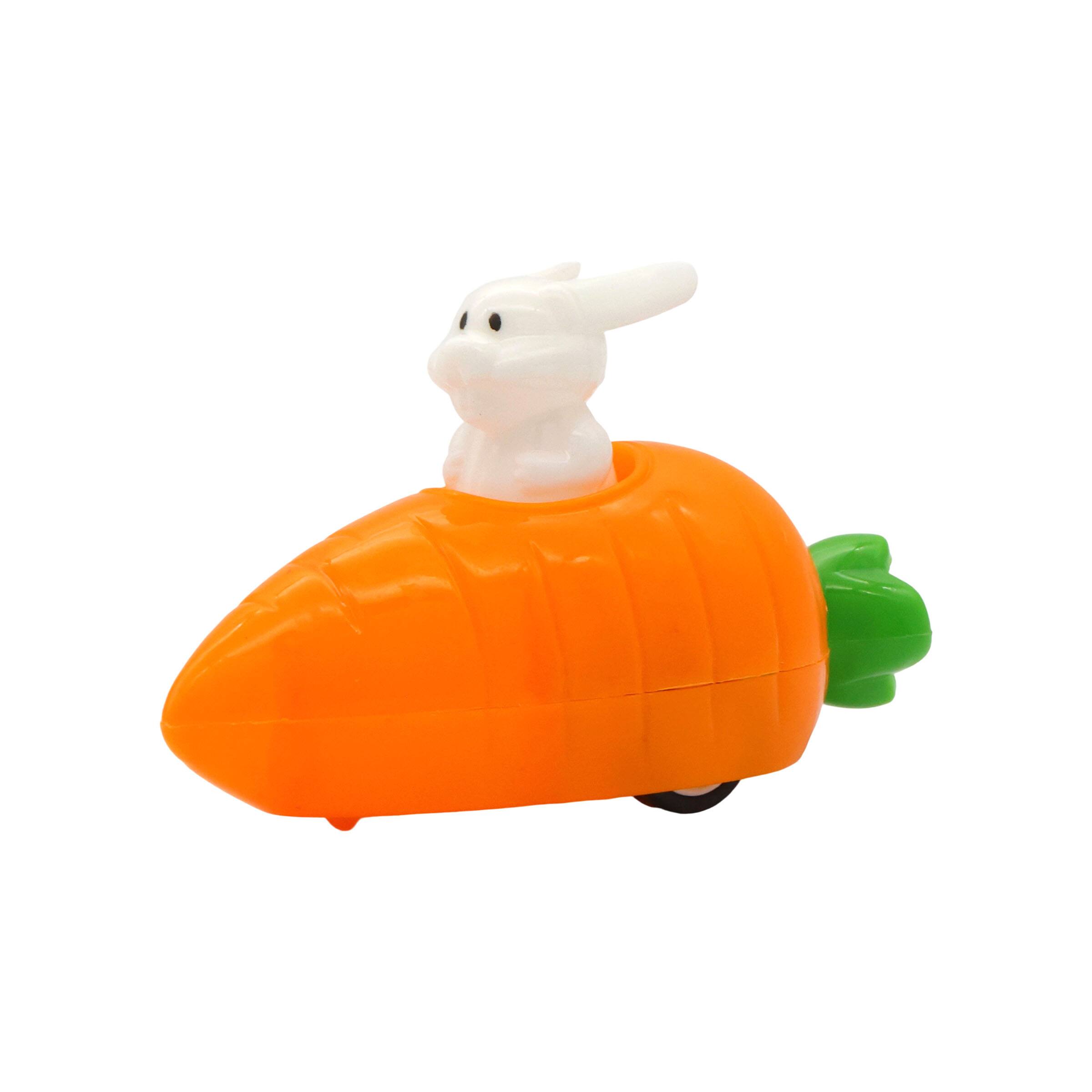 Orange Carrot with Bunny Pull Back Car Toy by Creatology™