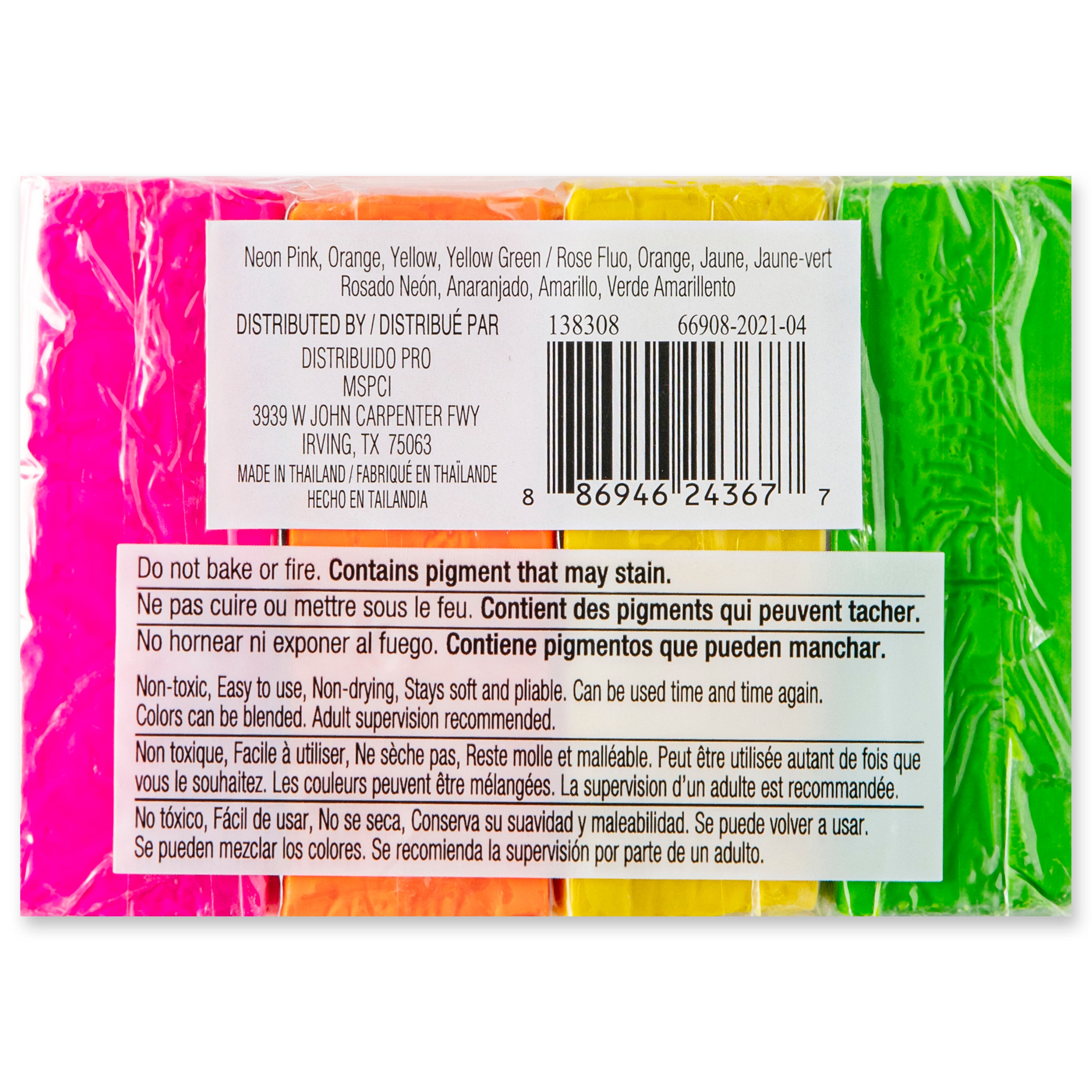 12 Pack: Plastalina Modeling Clay by Craft Smart&#xAE;, Neon Colors