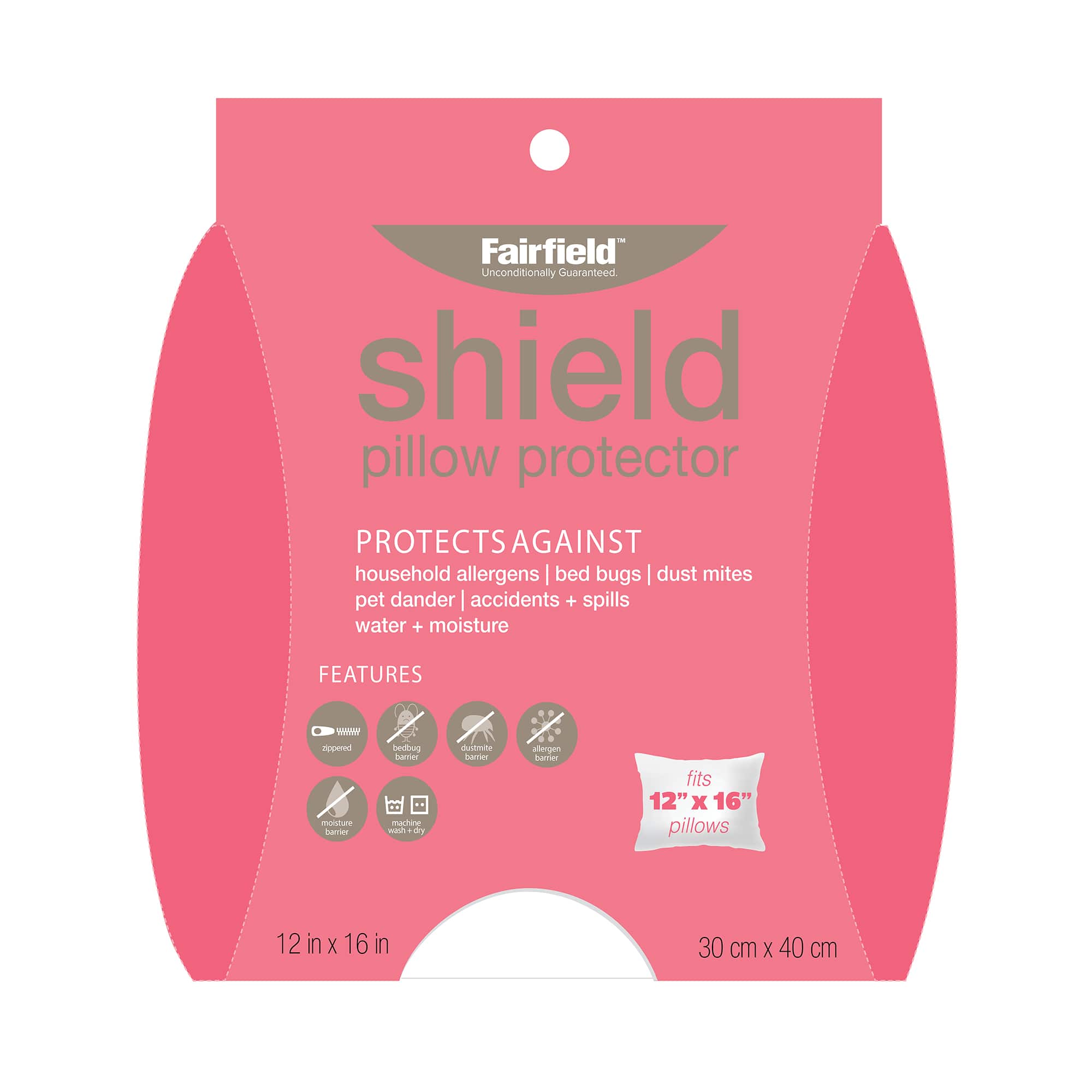 Shield Pillow Protection Cover, 12" x 16"