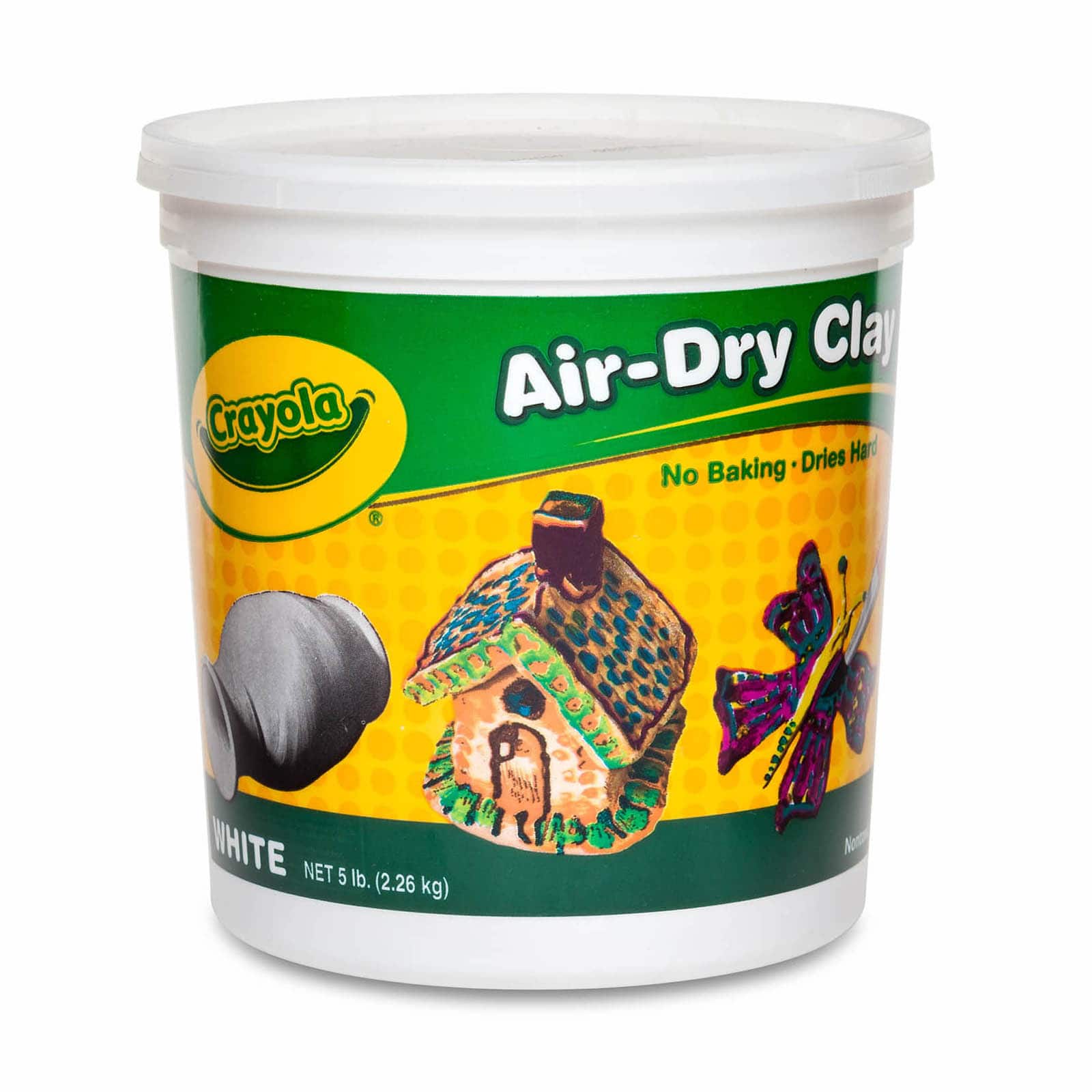 12 Pack: Crayola&#xAE; 5lb. White Air-Dry Clay